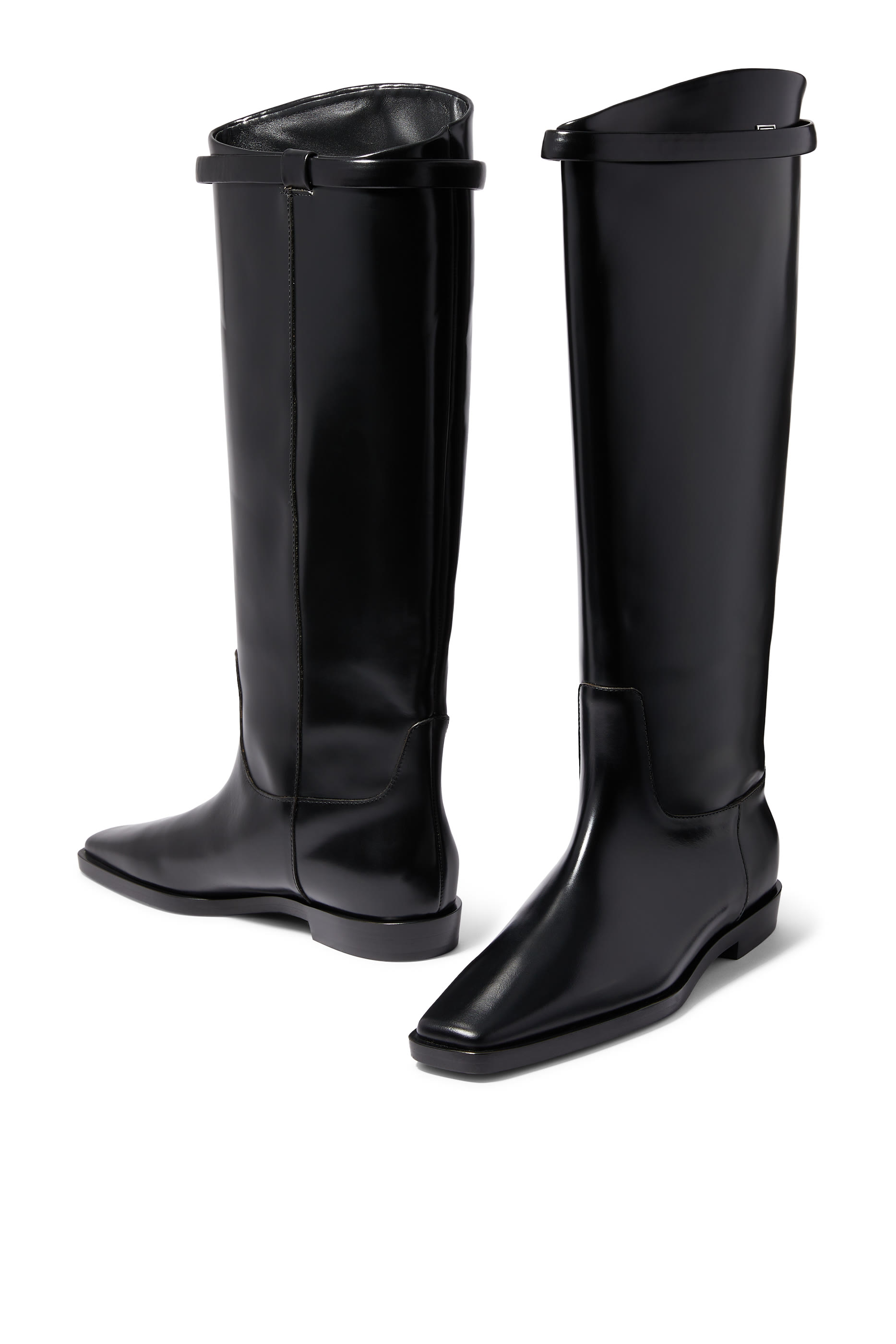 حذاء بوت رايدينغ جلد