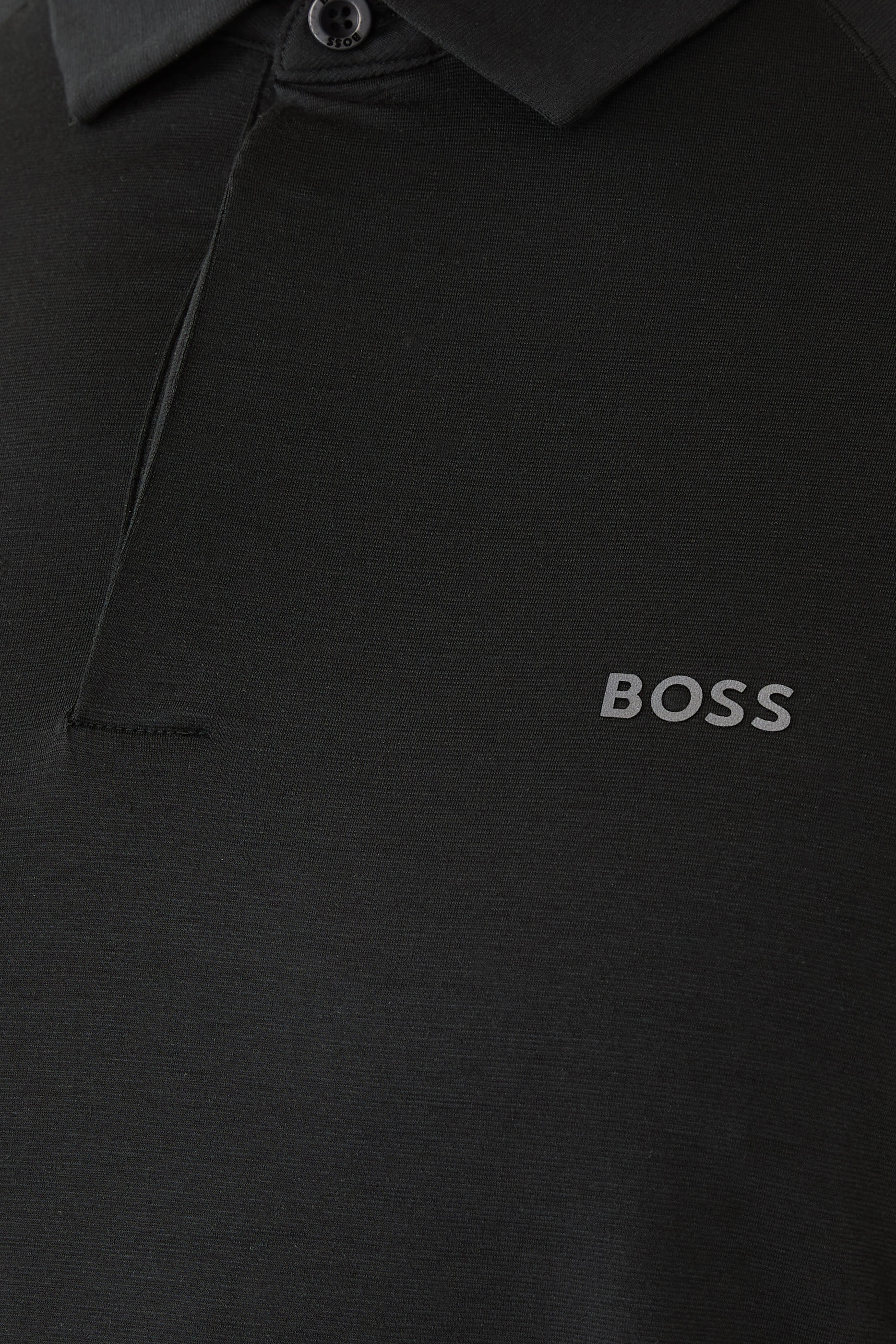 قميص بولو بنقشة مربعات جاكار