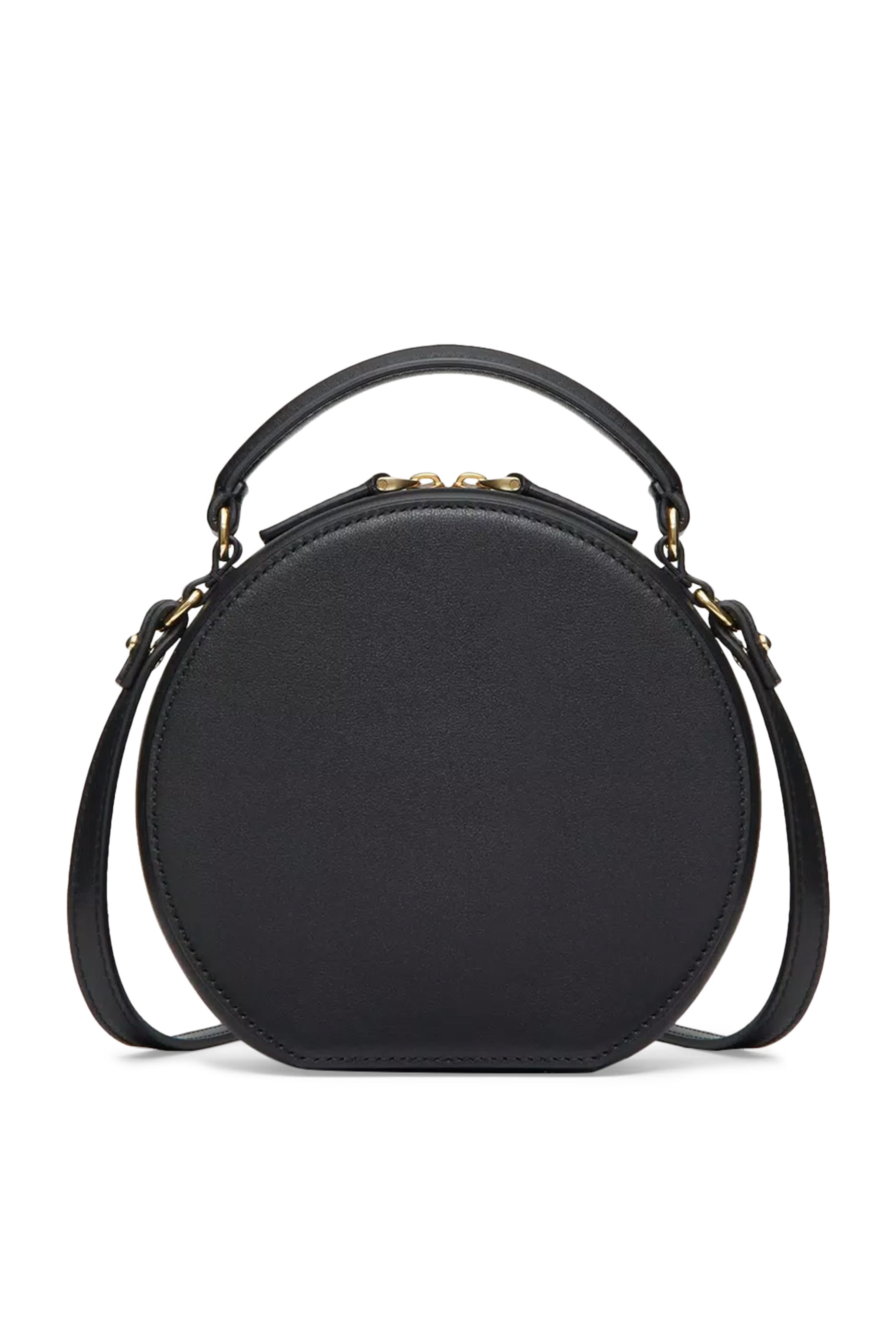 حقيبة صغيرة بشعار الماركة جلد عجل