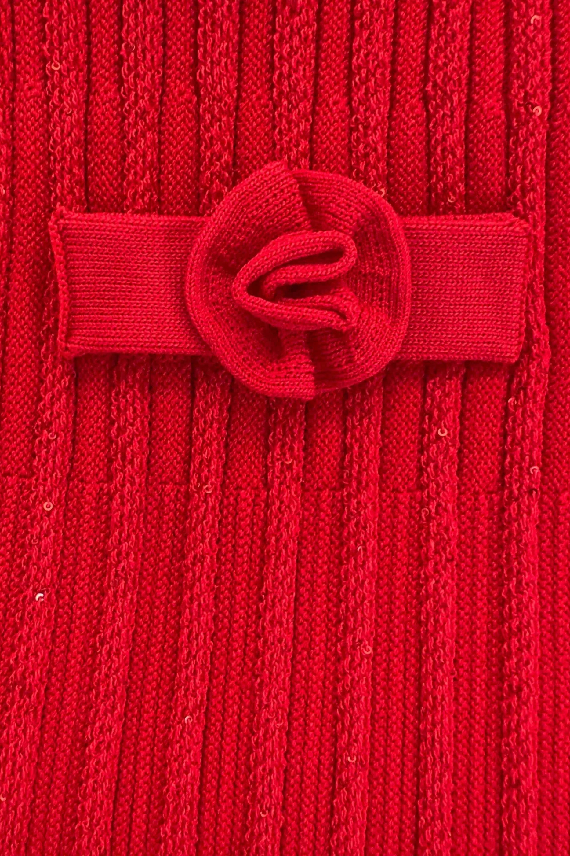 تنورة منسوجة بتصميم مضلع للأطفال