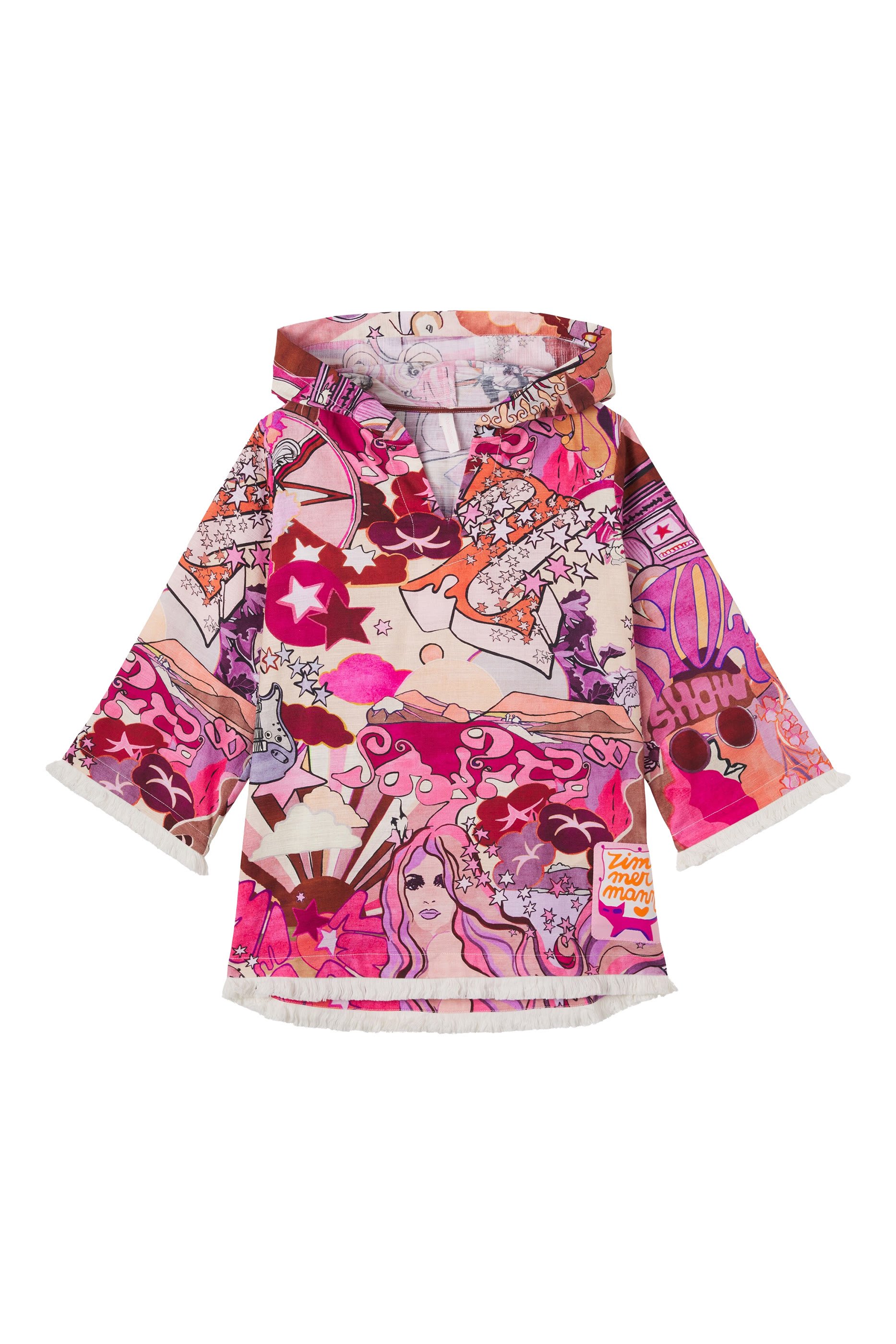 تونيك بيشنس بغطاء للرأس للأطفال