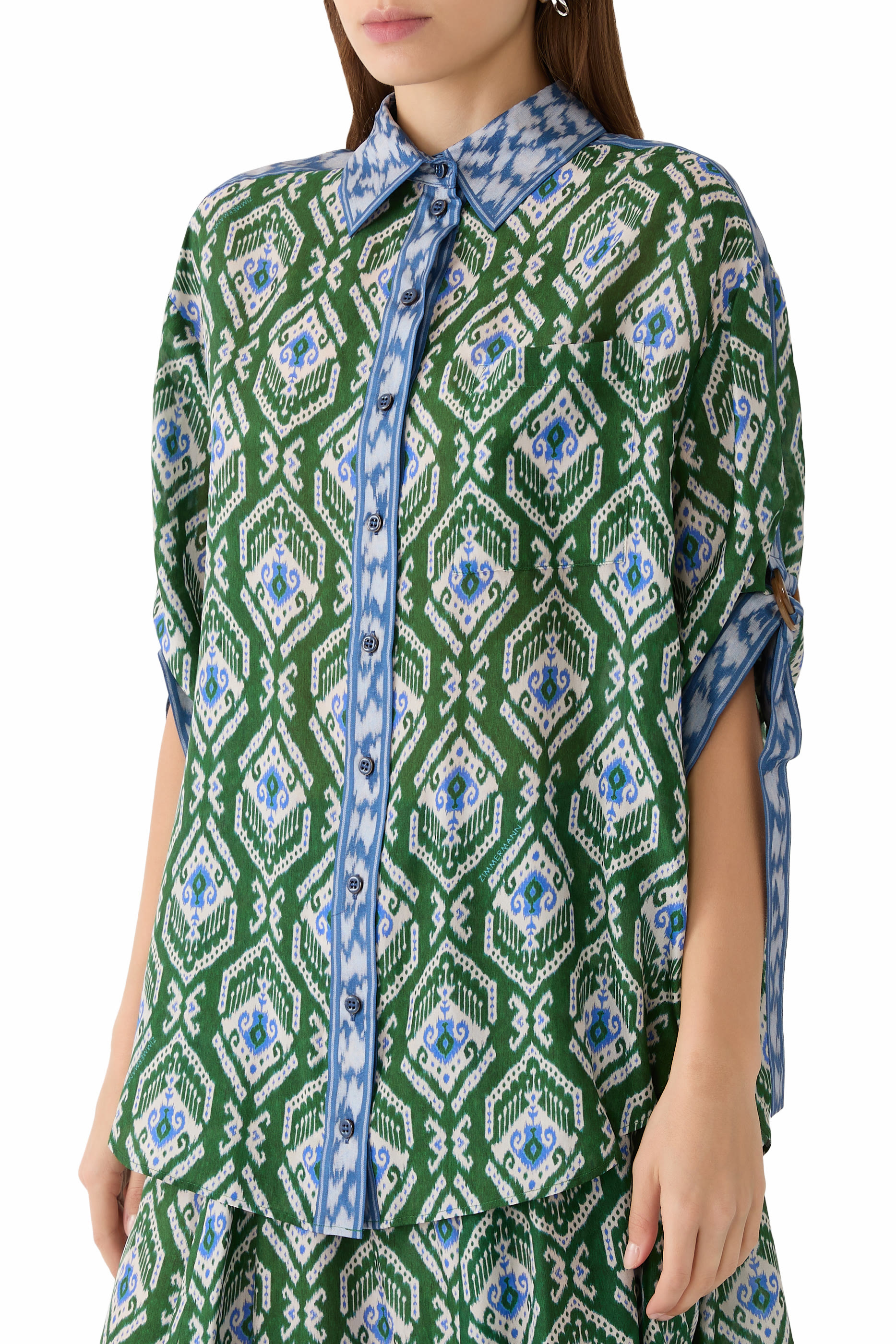 قميص وايلي بقصة فضفاضة