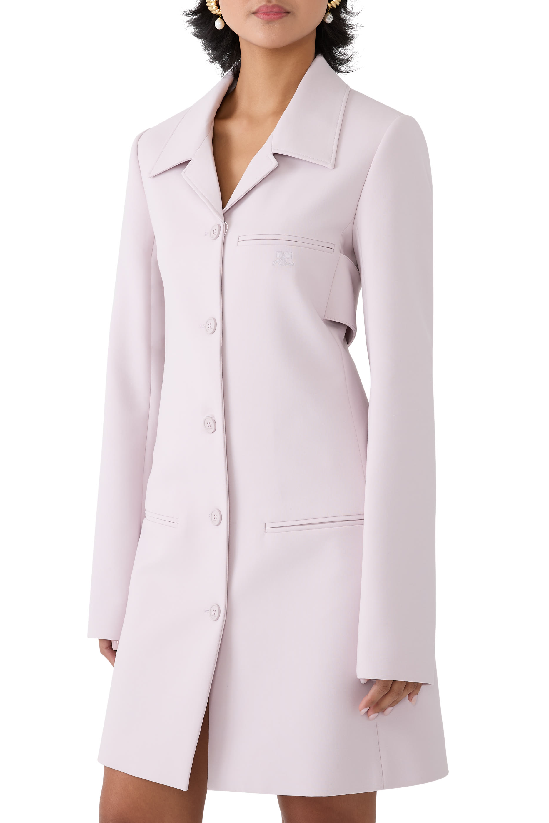 معطف هيريتج بقصة على شكل حرف A