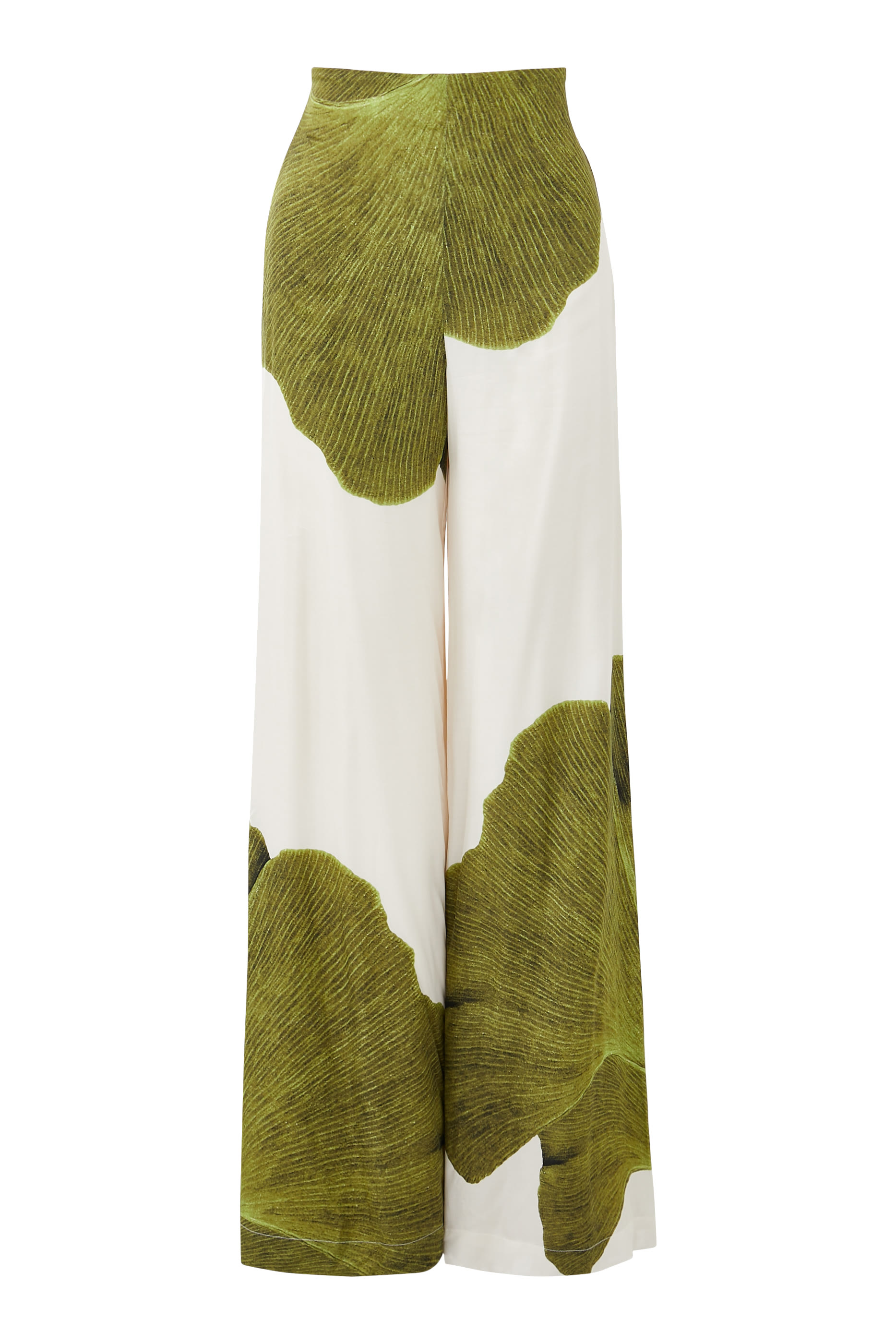 بنطال بويسيا بقصة ساق واسعة