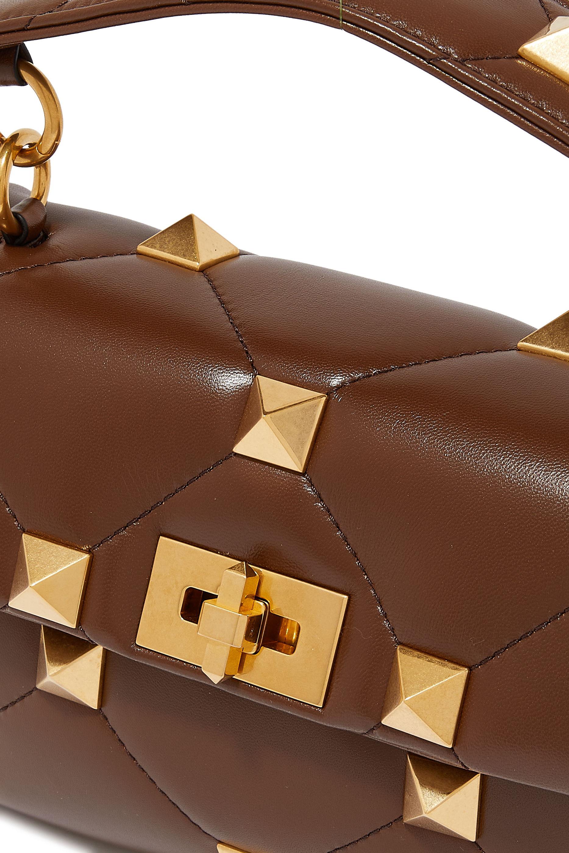 حقيبة فالنتينو غارافاني رومان جلد بحلي