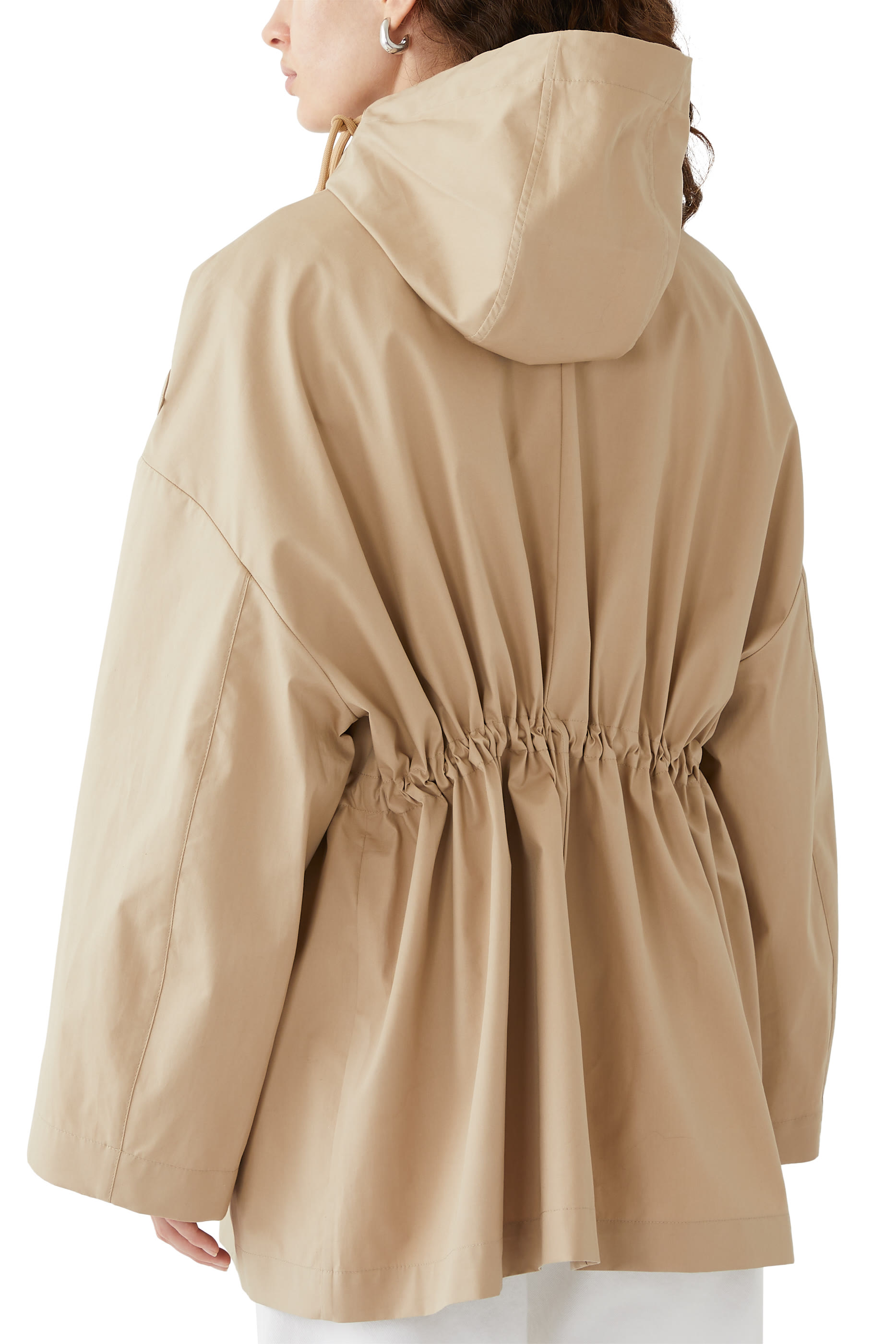 باركا غايون قصير بغطاء للرأس