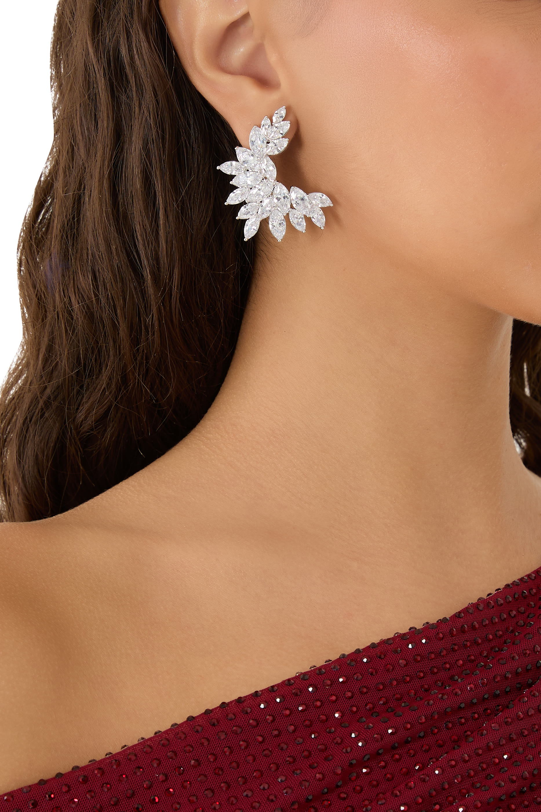 Crystal Cuff Earrings