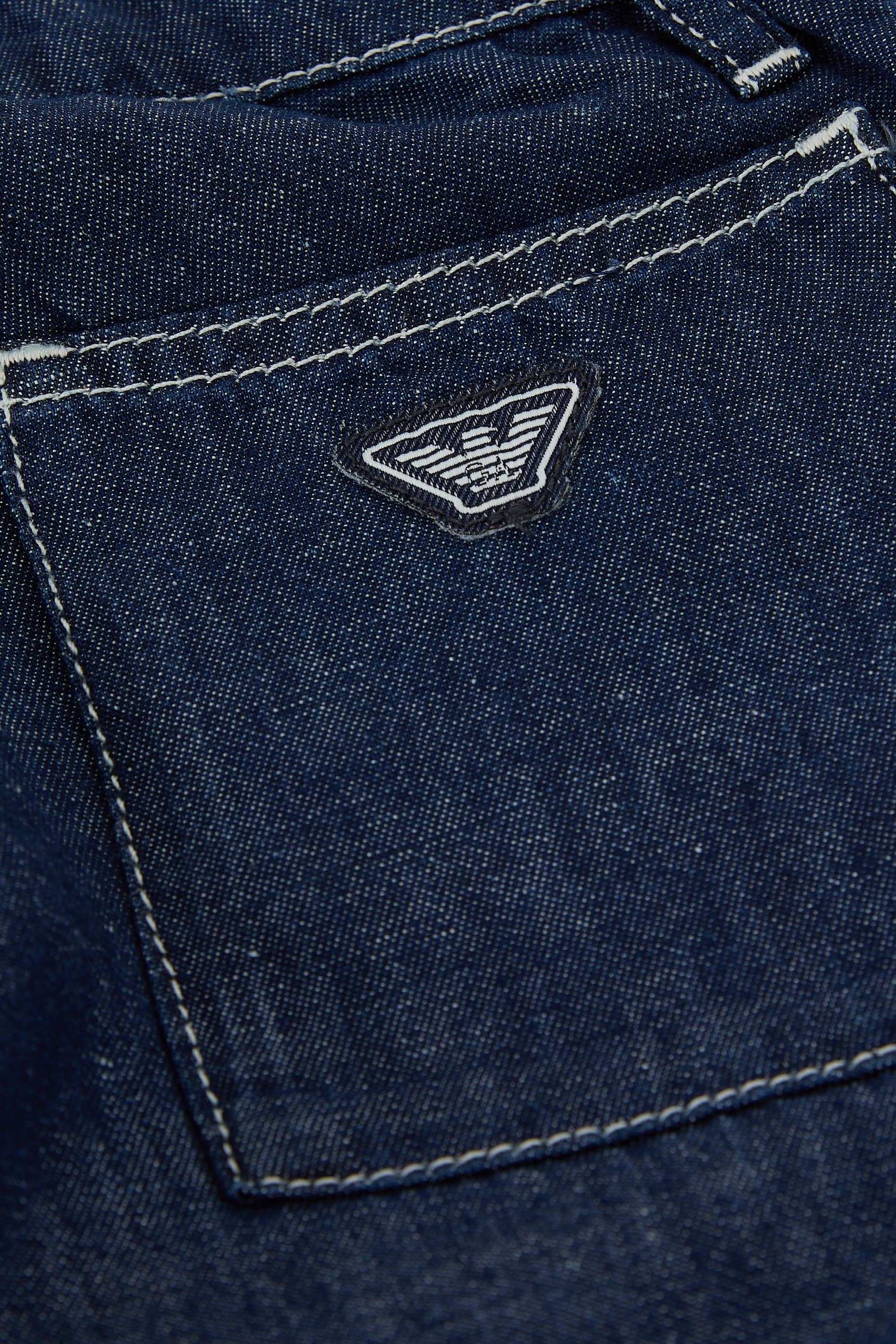 بنطال للأطفال بشريط شعار الماركة شمبراي