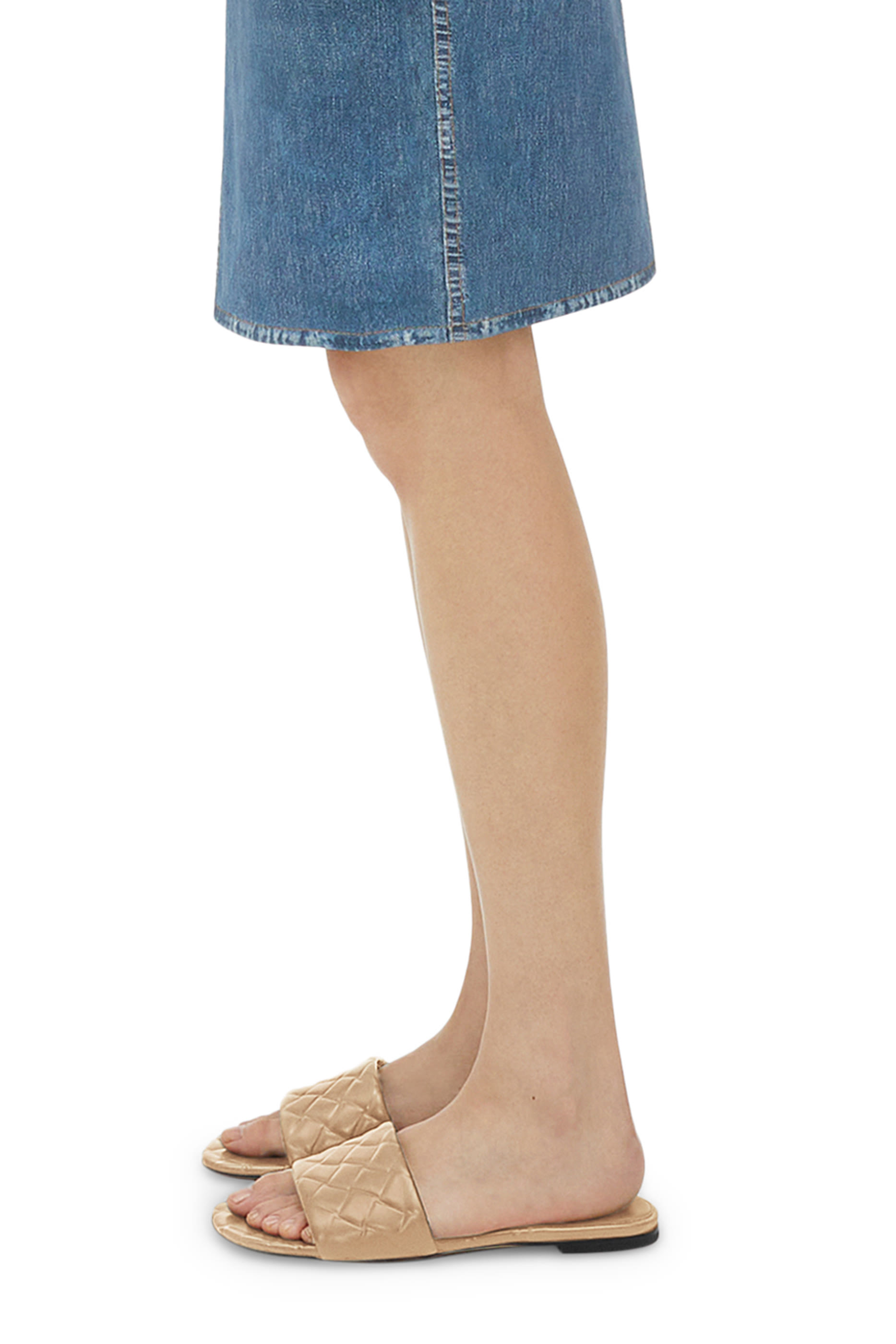 حذاء ايمي مفتوح من الخلف بكعب مسطح جلد