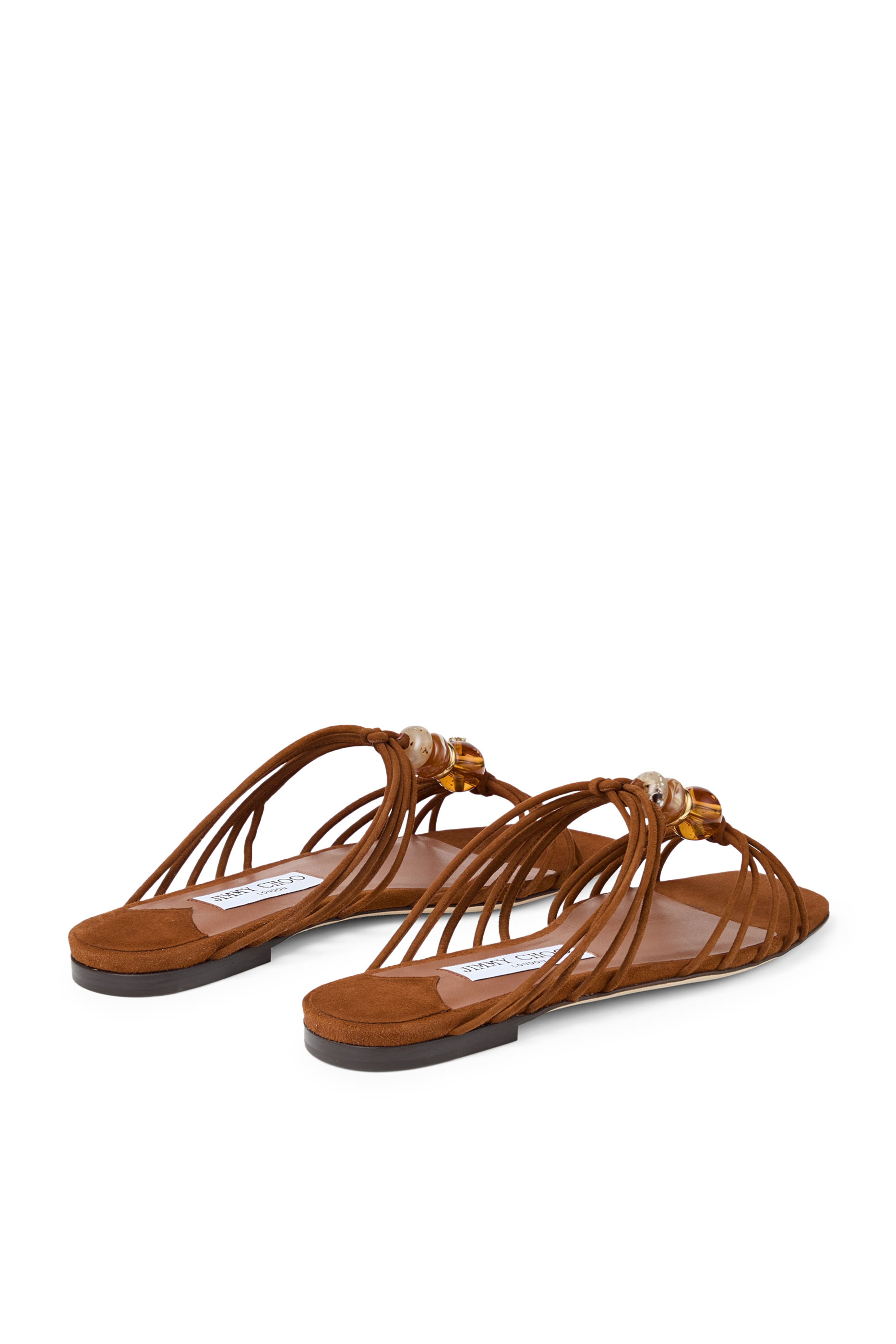 حذاء لوفا مفتوح من الخلف بنعل مسطح