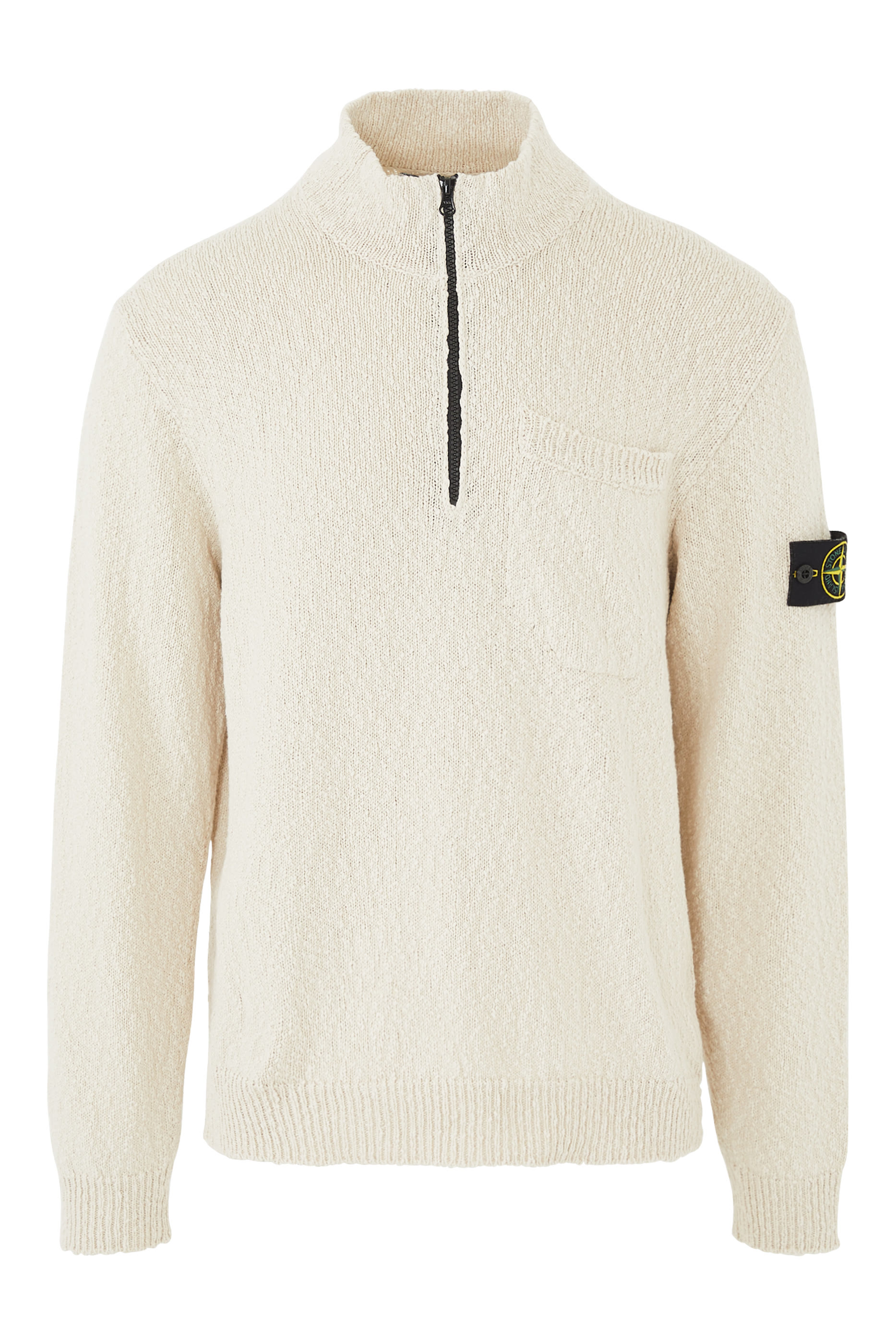 Half-Zipper Knit Sweater