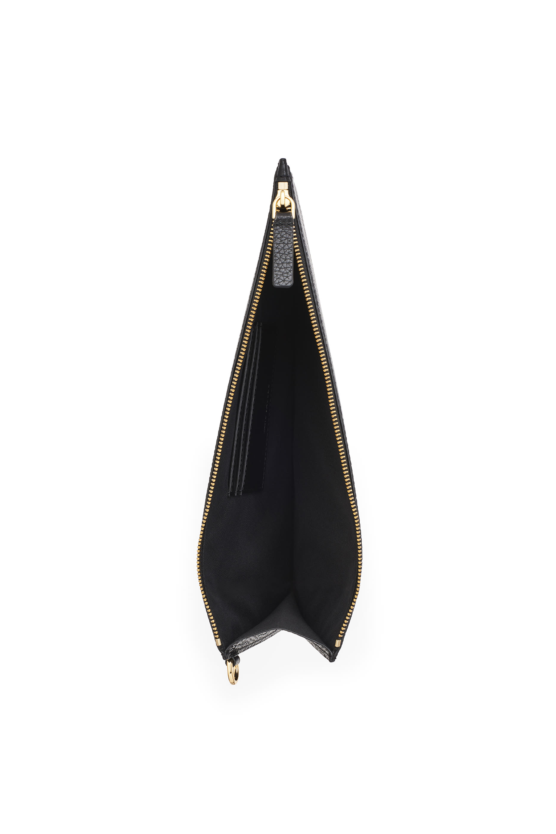 محفظة كبيرة بشعار الماركة جلد