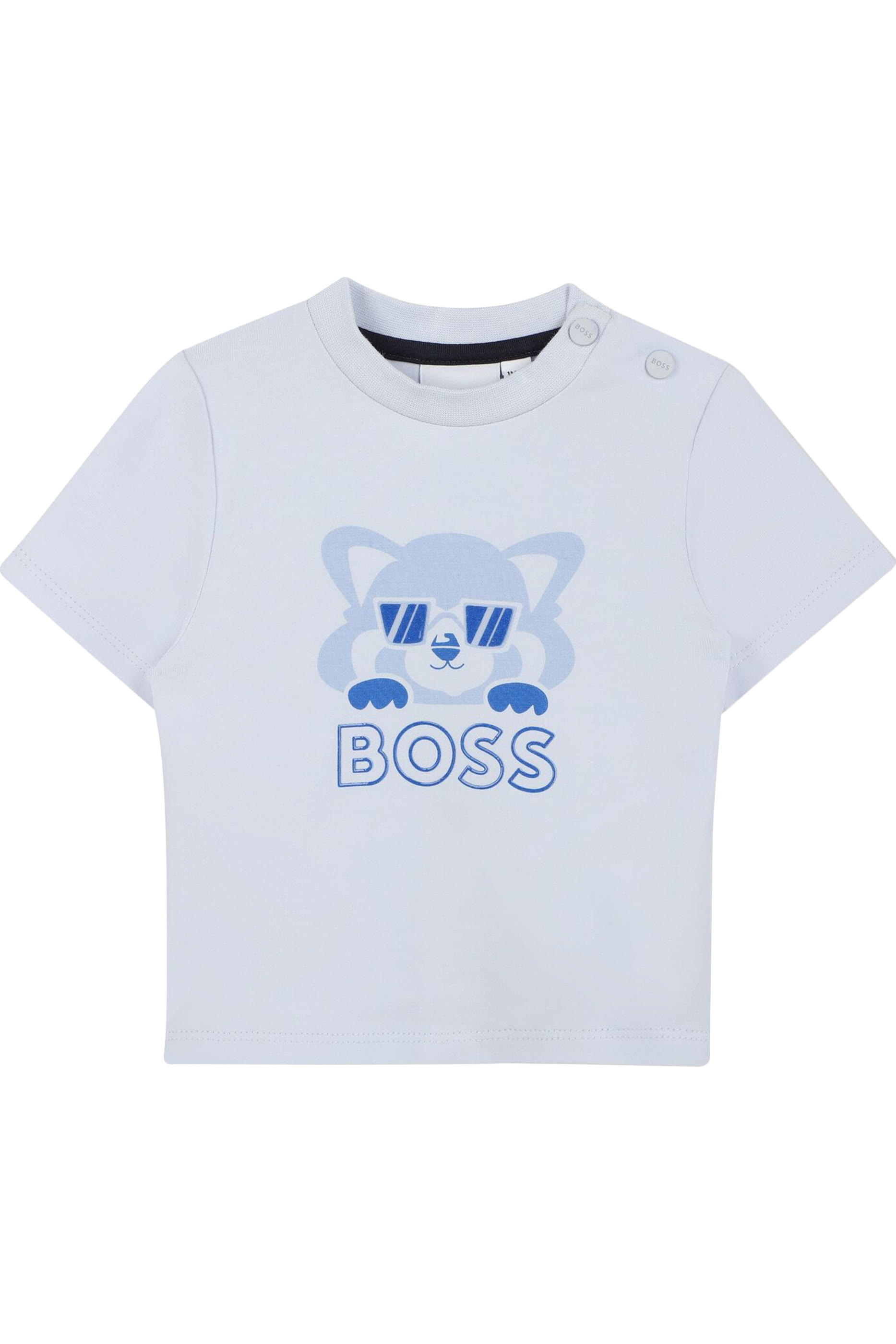 طقم تيشيرت وشورت قطن للأطفال