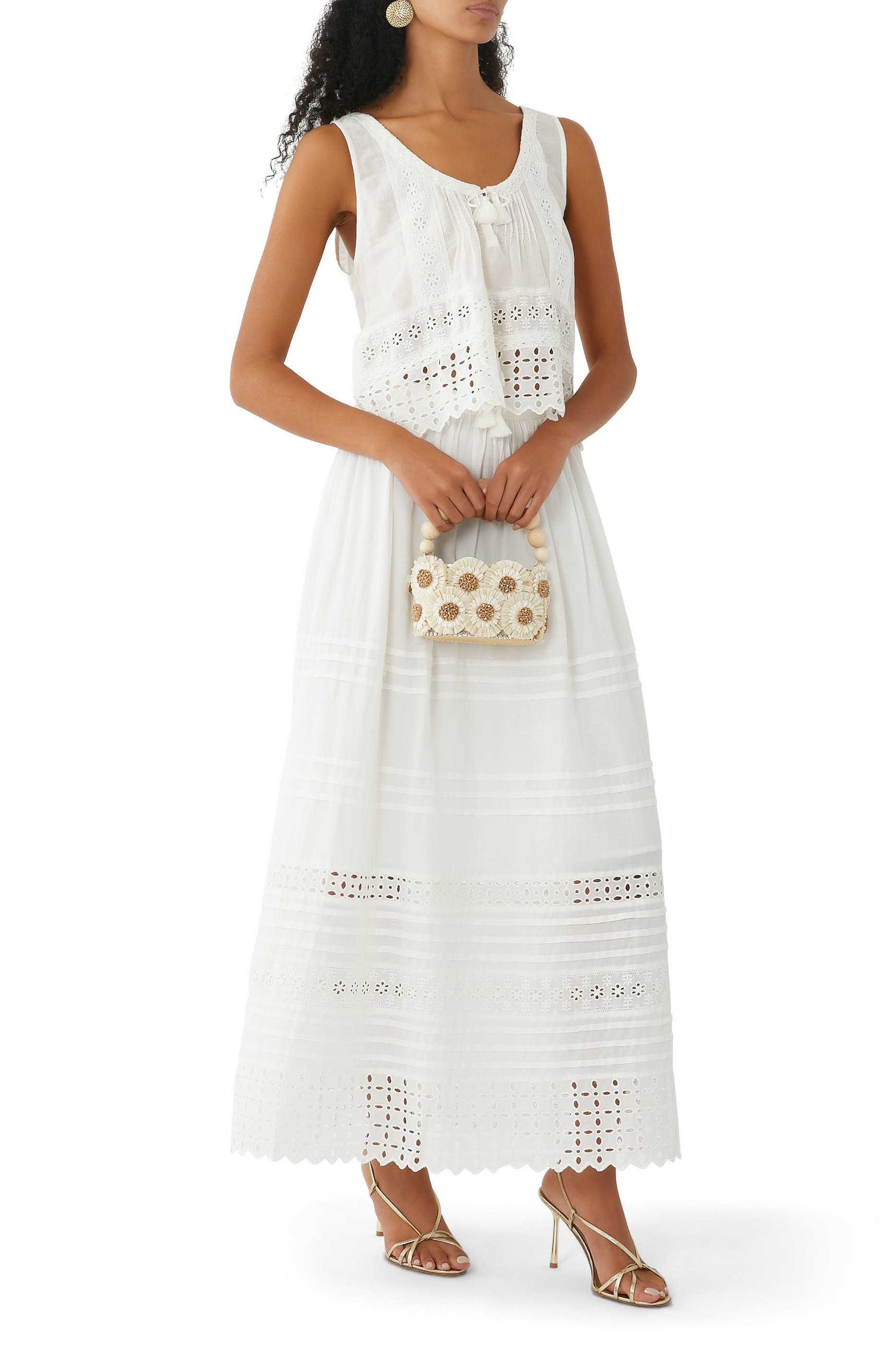 تنورة لوف ان ذا أفترنون طويلة دانتيل