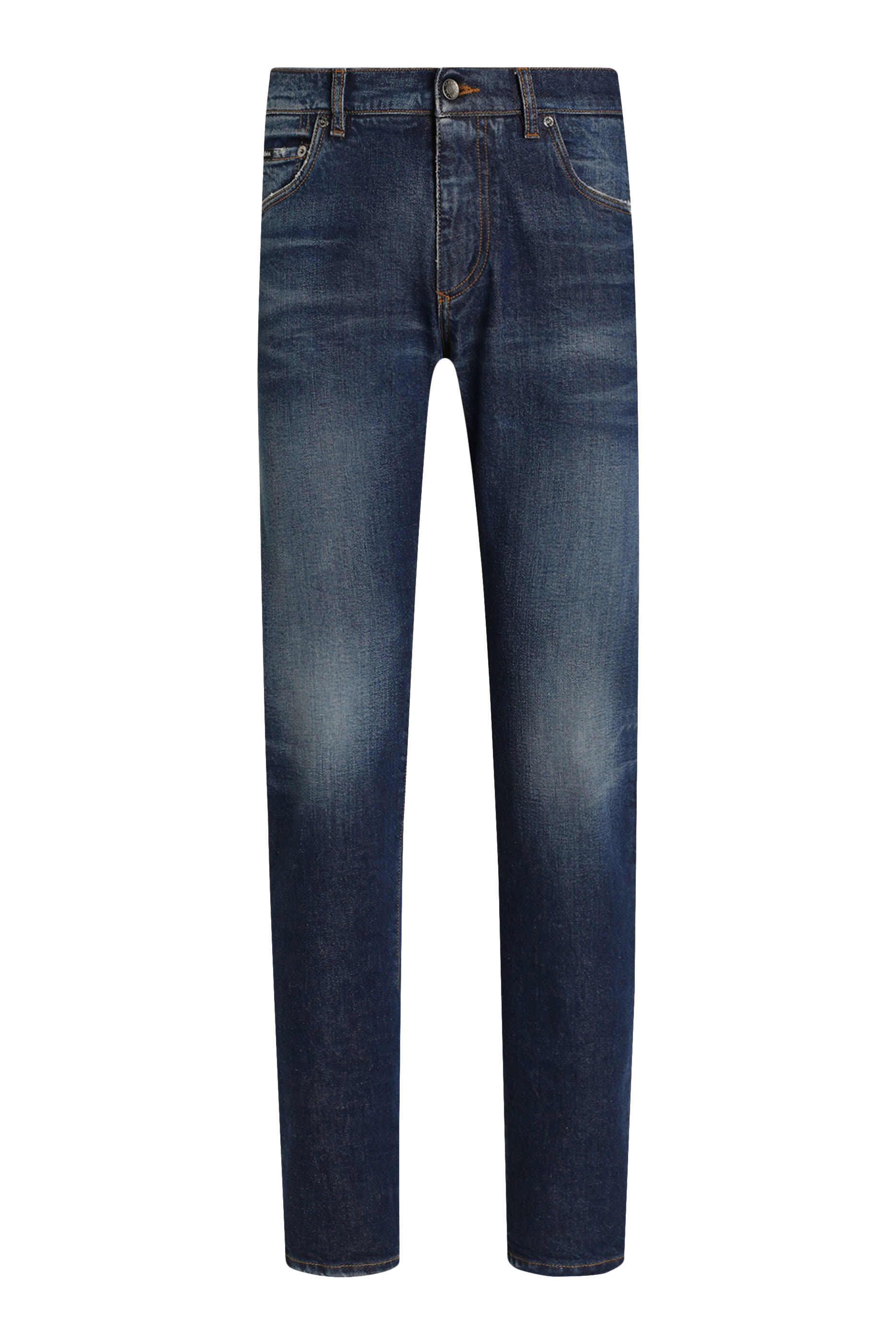 بنطال بشعار الماركة دنيم