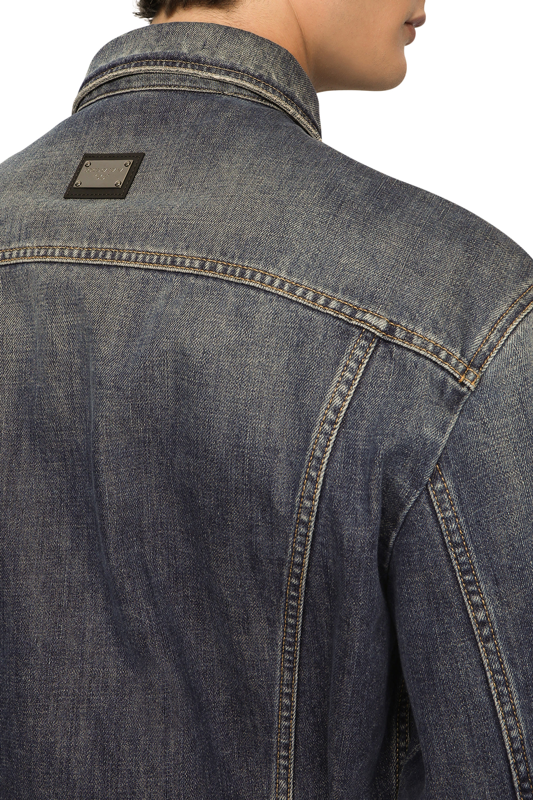 جاكيت دنيم مطاطي