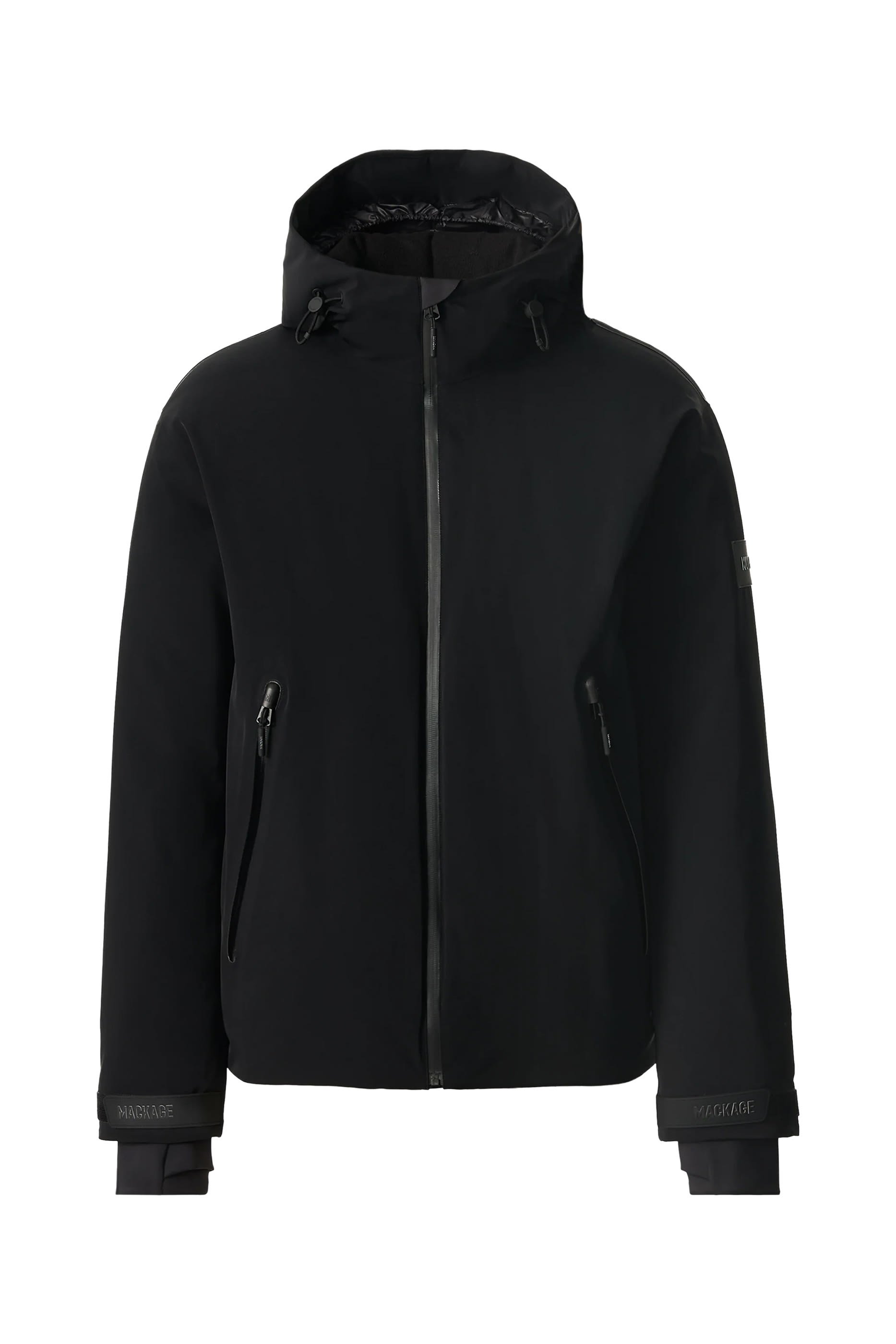 جاكيت تزلج يوكيو-ار بغطاء رأس وتصميم مبطن بالزغب