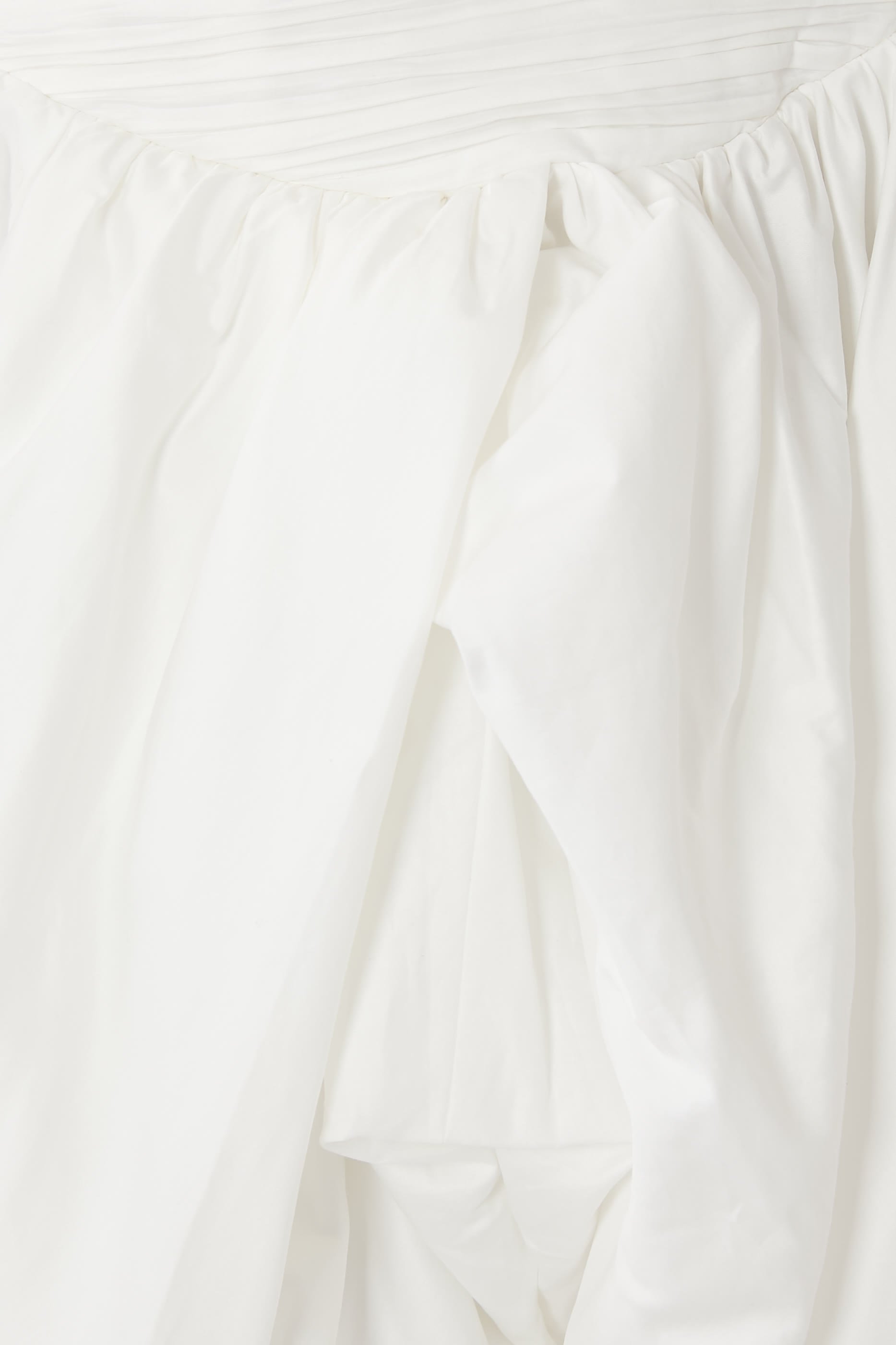 فستان فيوليت طويل بحافة منفوخة