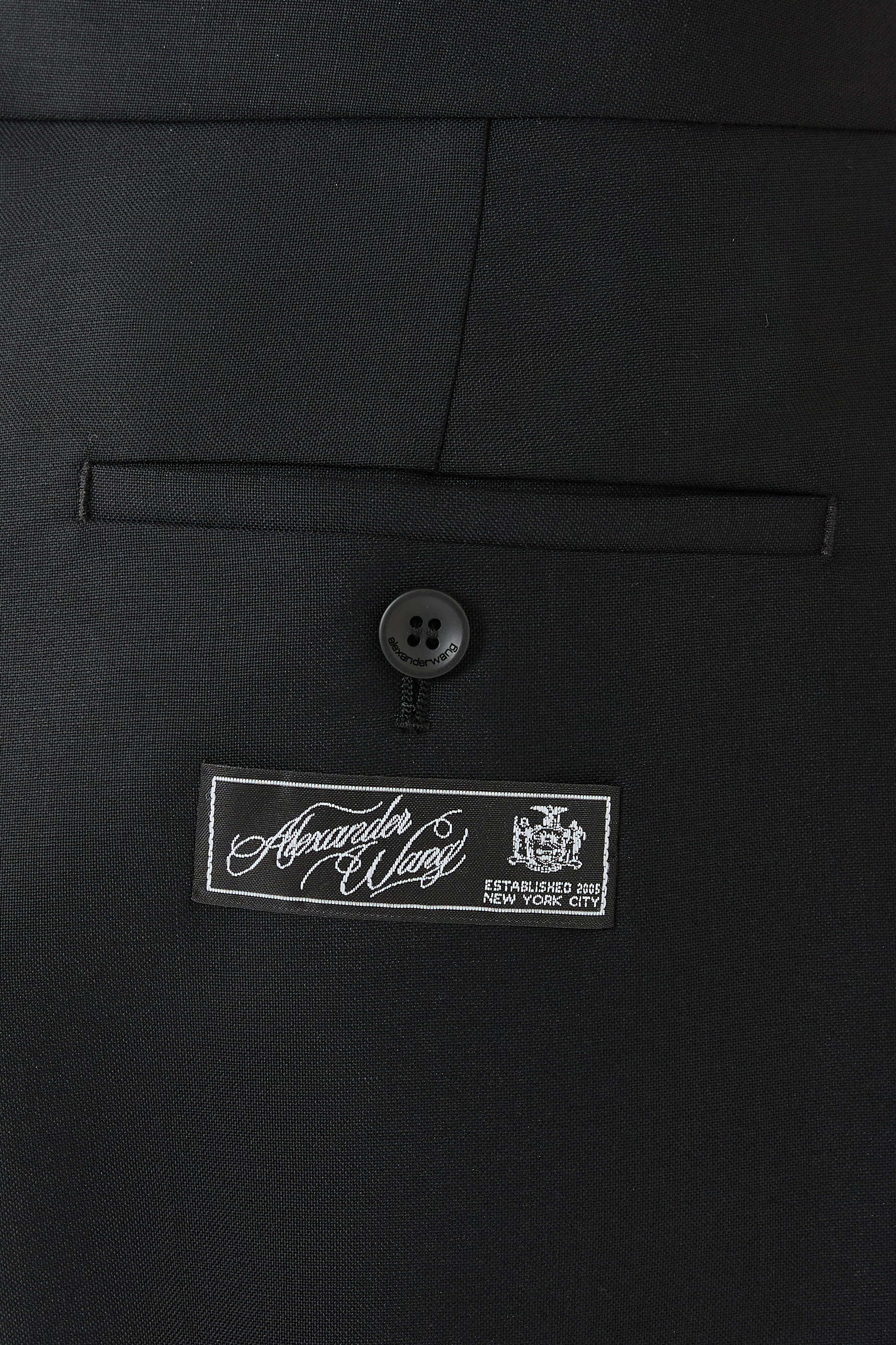 بنطال بخصر متوسط الارتفاع