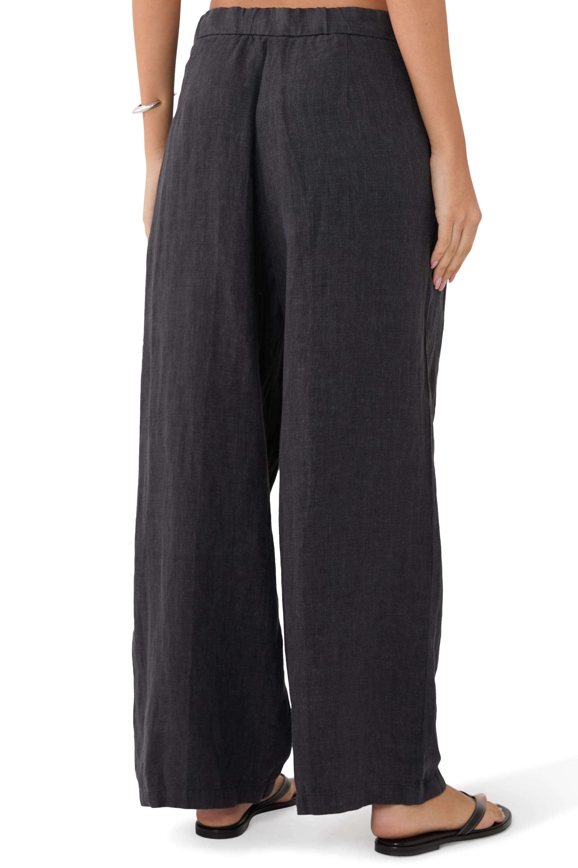 بنطال ديلافيه بلون باهت كتان عضوي