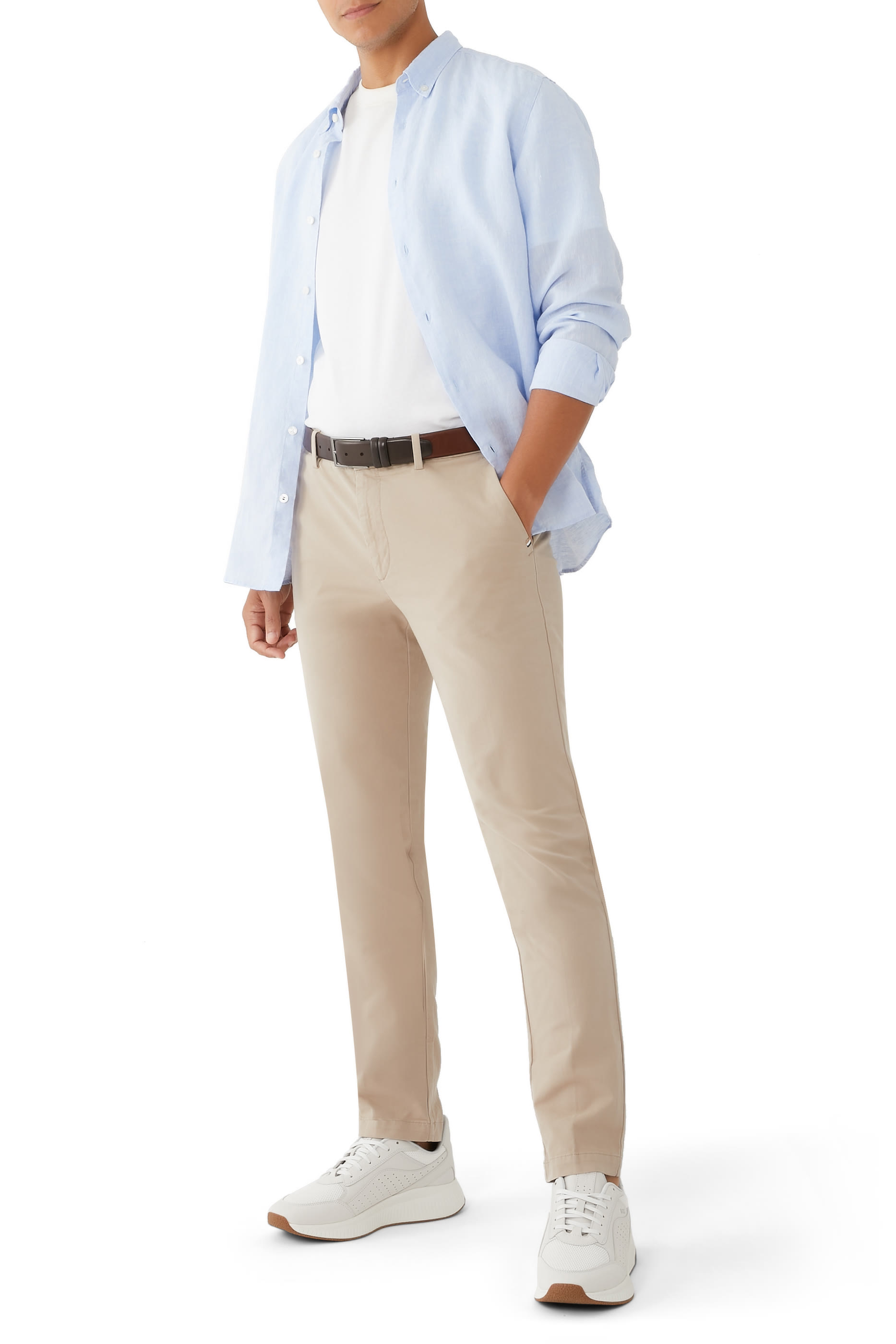 سنيكرز تي تي ان ام ايفو جلد وقماش شبكي