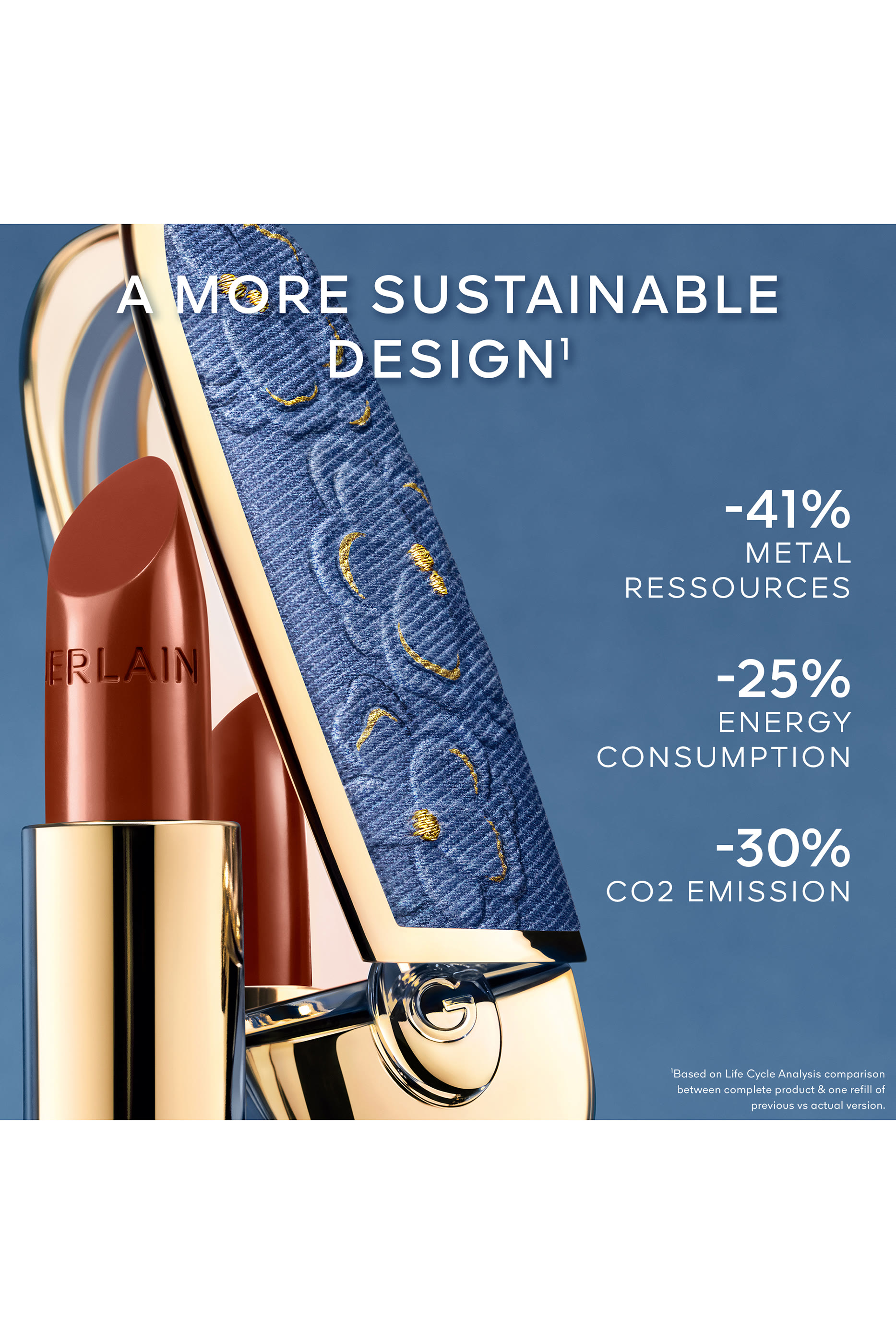 عبوة إعادة ملء أحمر شفاه روج جي ساتان