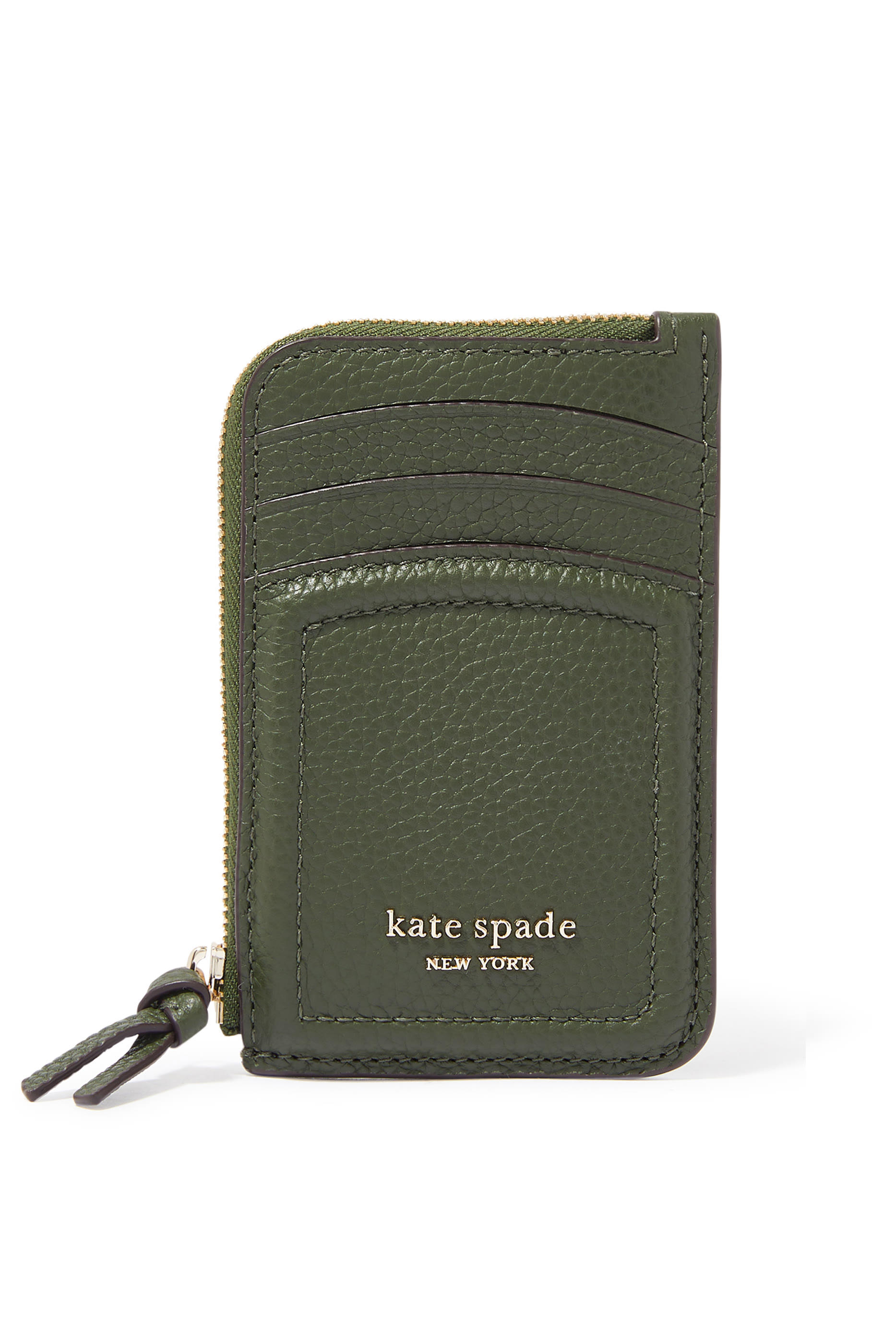 حافظة بطاقات بسحاب بعقدة