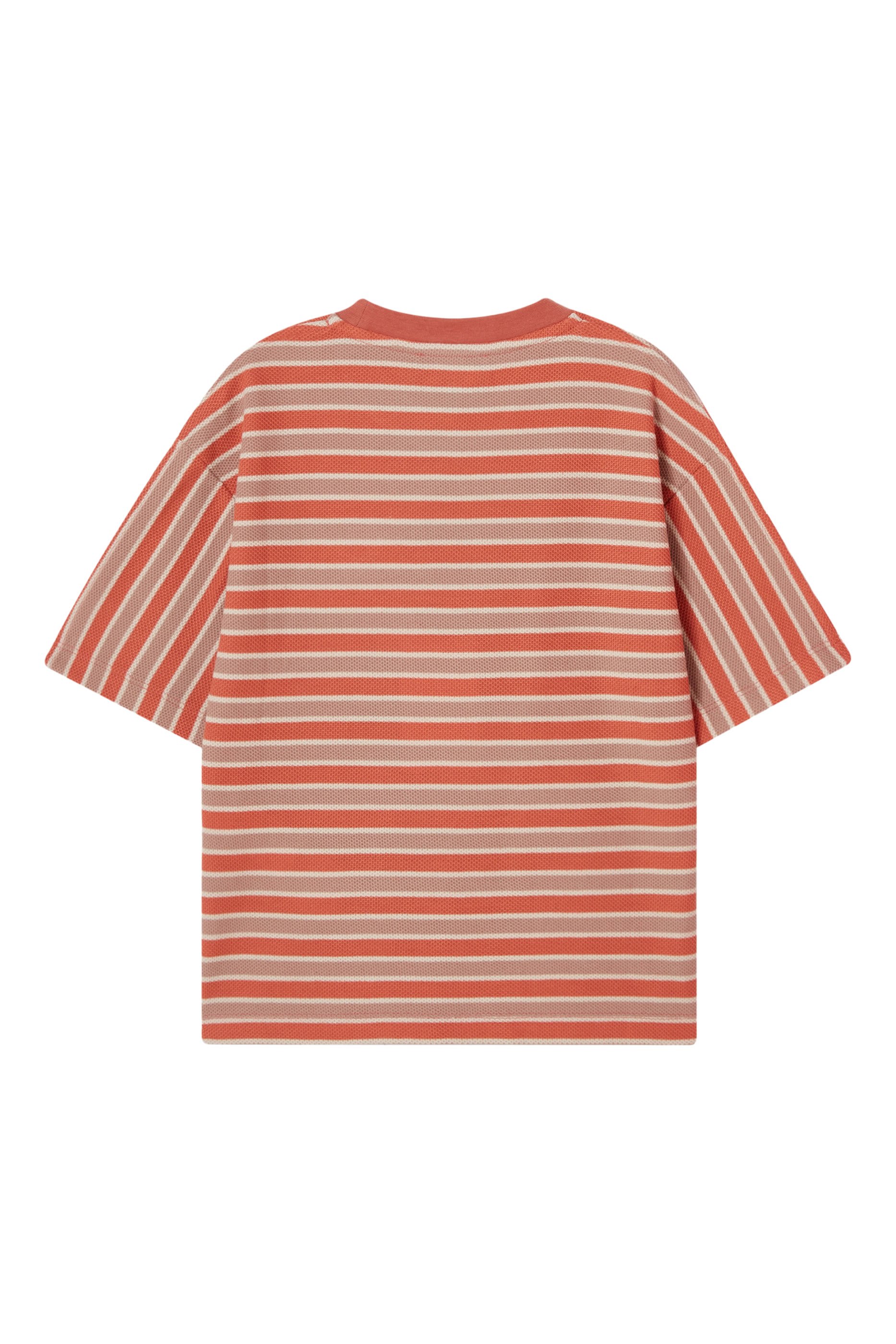 تيشيرت مخطط بشعار الماركة للأطفال