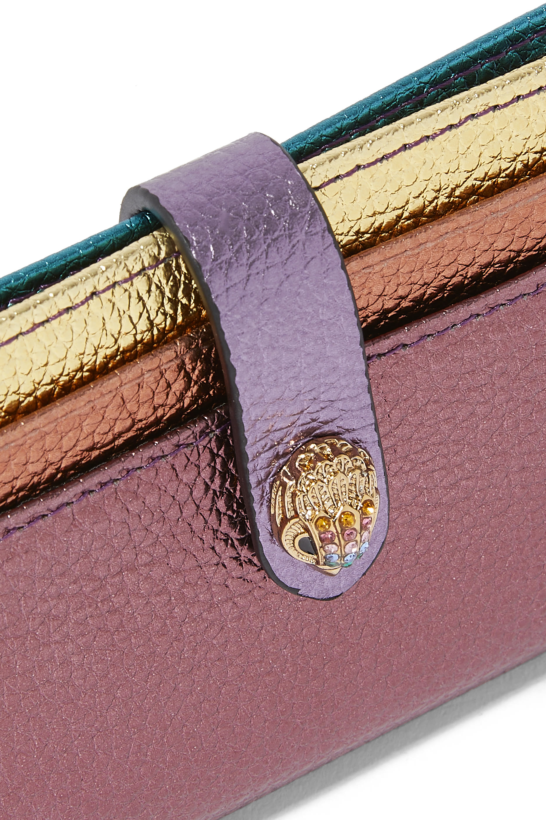 حافظة بطاقات جلد بفتحات متعددة