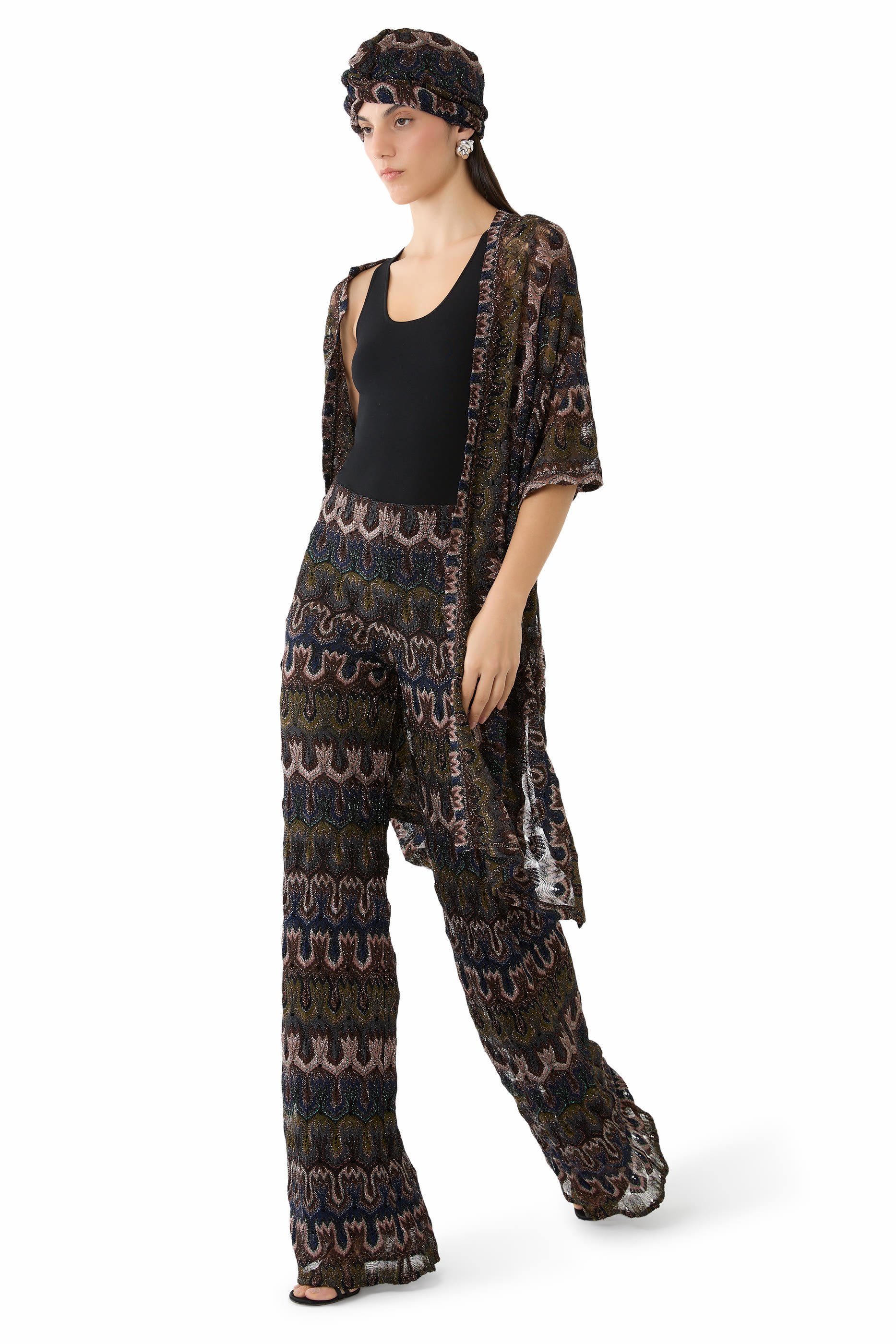 بنطال فيسكوز لامع