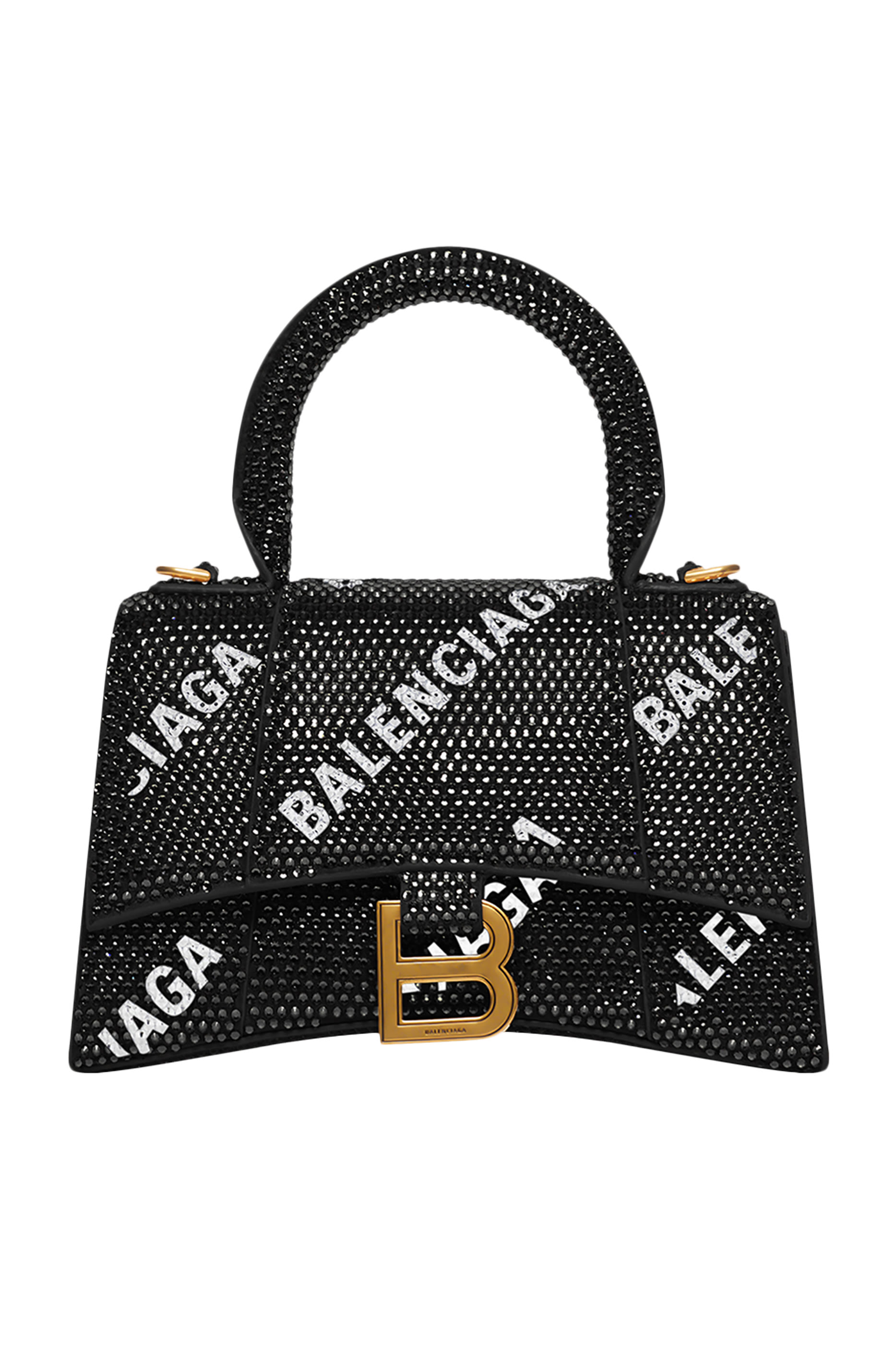 حقيبة يد اورجلاس مقاس XS مرصعة بأحجار الراين