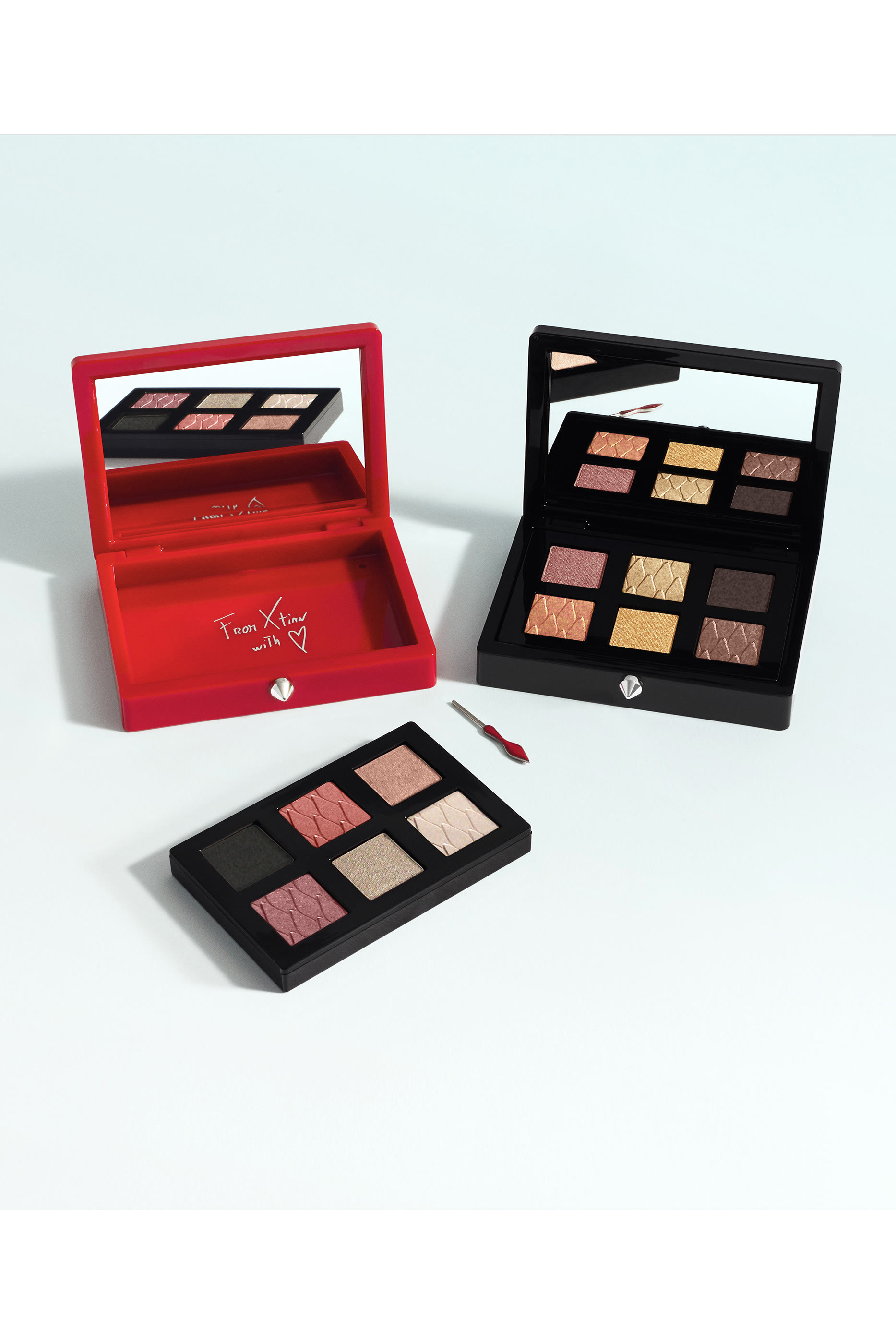 علبة لوحات المكياج قابلة لإعادة الملء