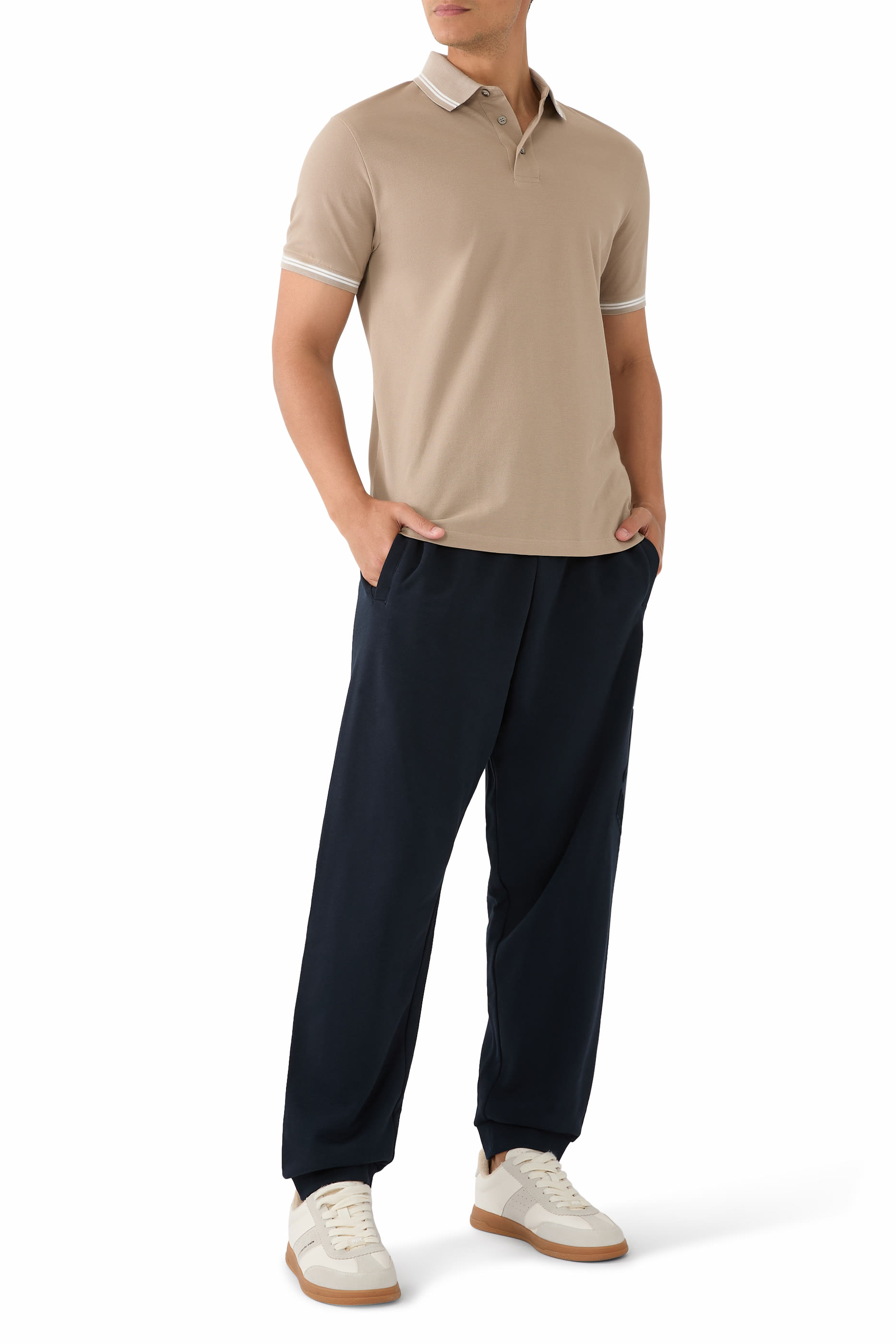 بنطال رياضي بشعار الماركة قطن عضوي