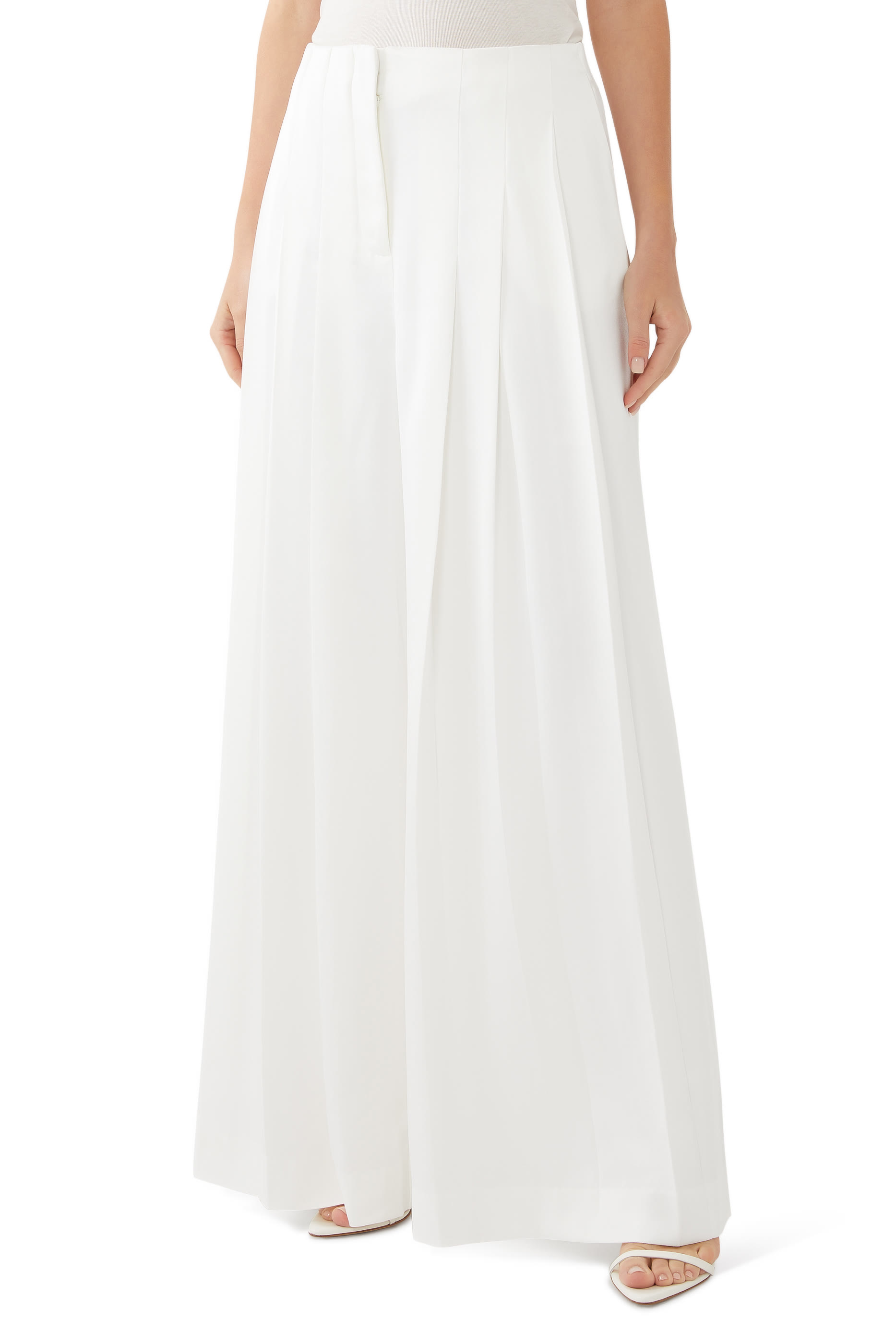 بنطال إستريد بطيات