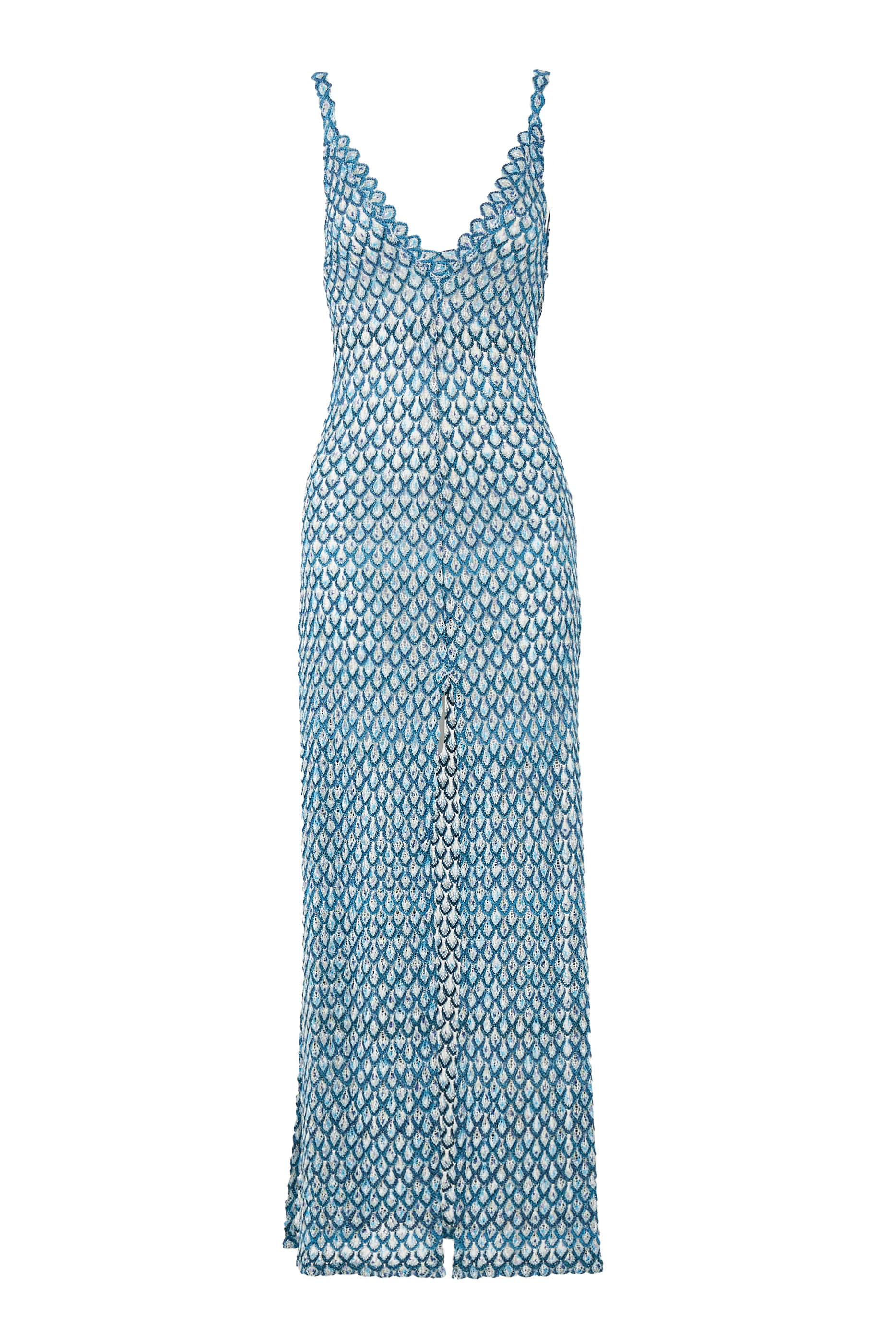 فستان للإرتداء فوق ملابس السباحة متوسط الطول