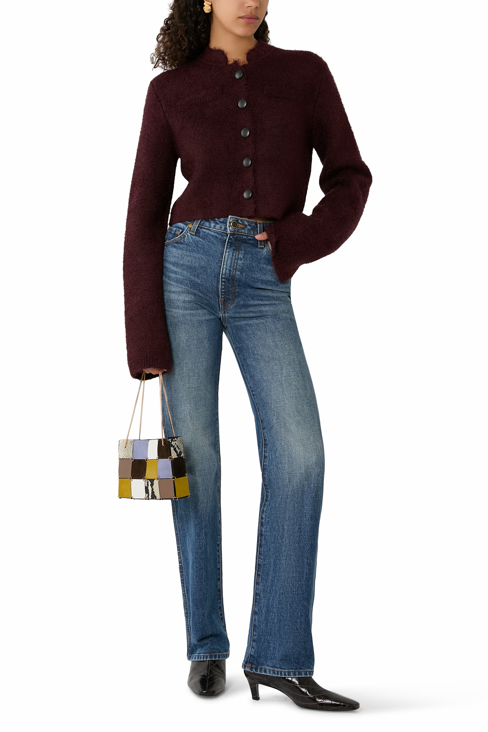 كارديجان منسوج كشمير