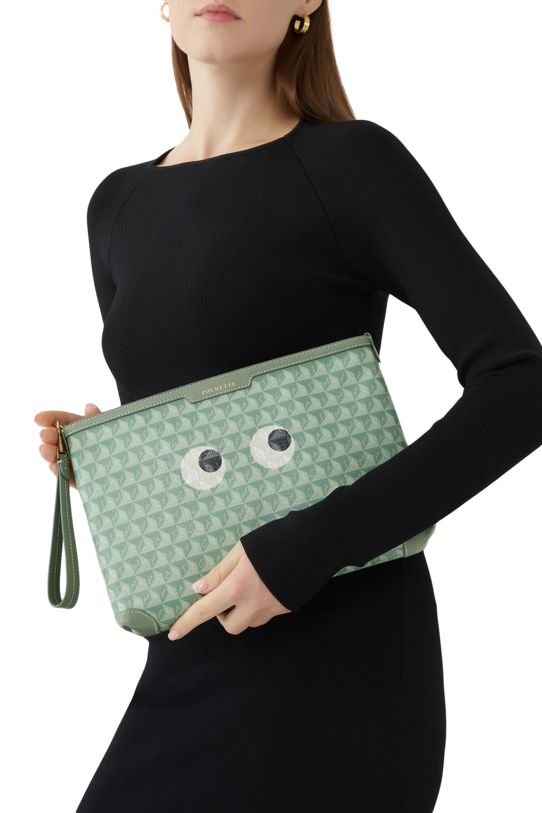 حقيبة صغيرة آي ام ايه بلاستيك باج بطبعة عيون