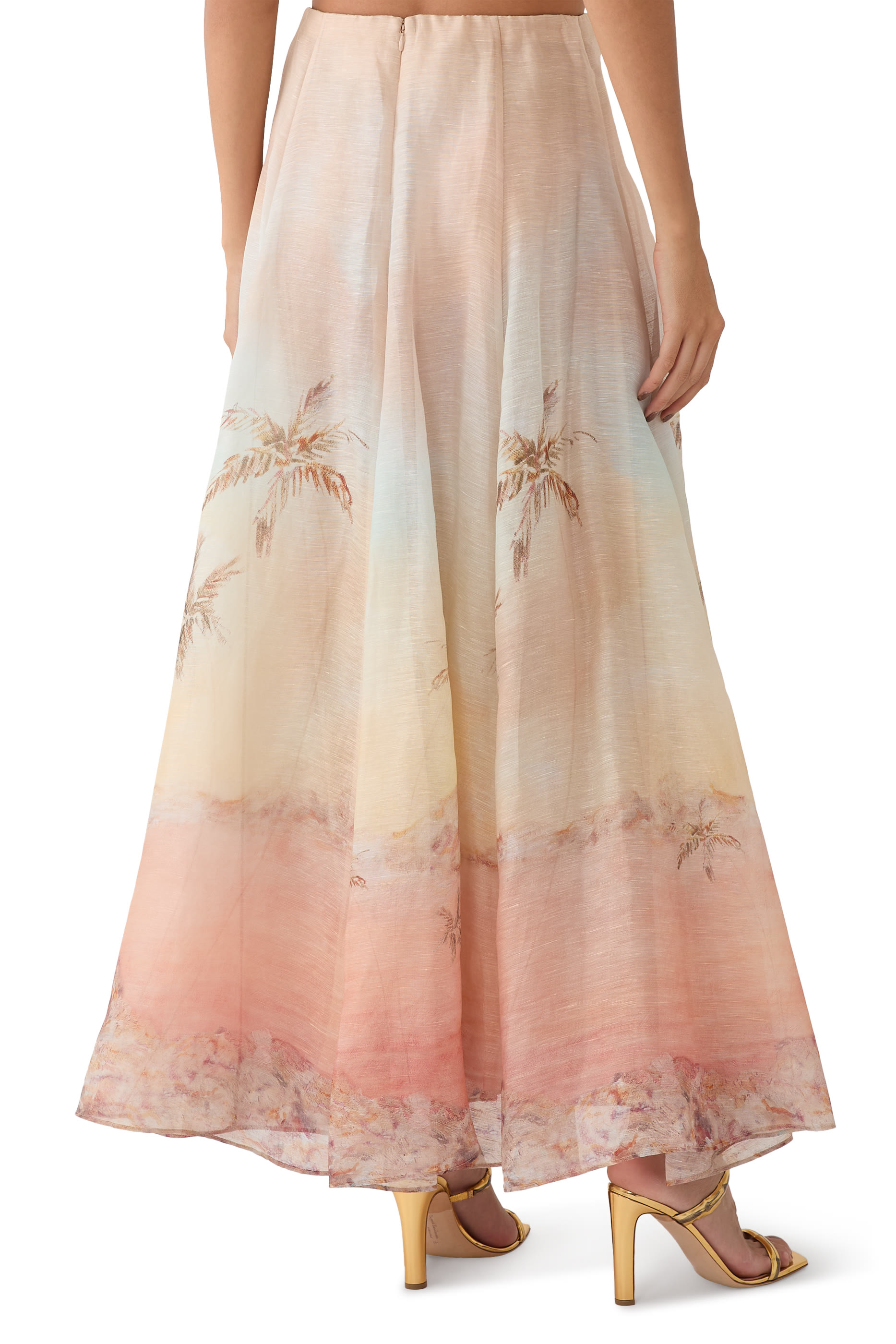 تنورة إيلومينيت بقصة طويلة