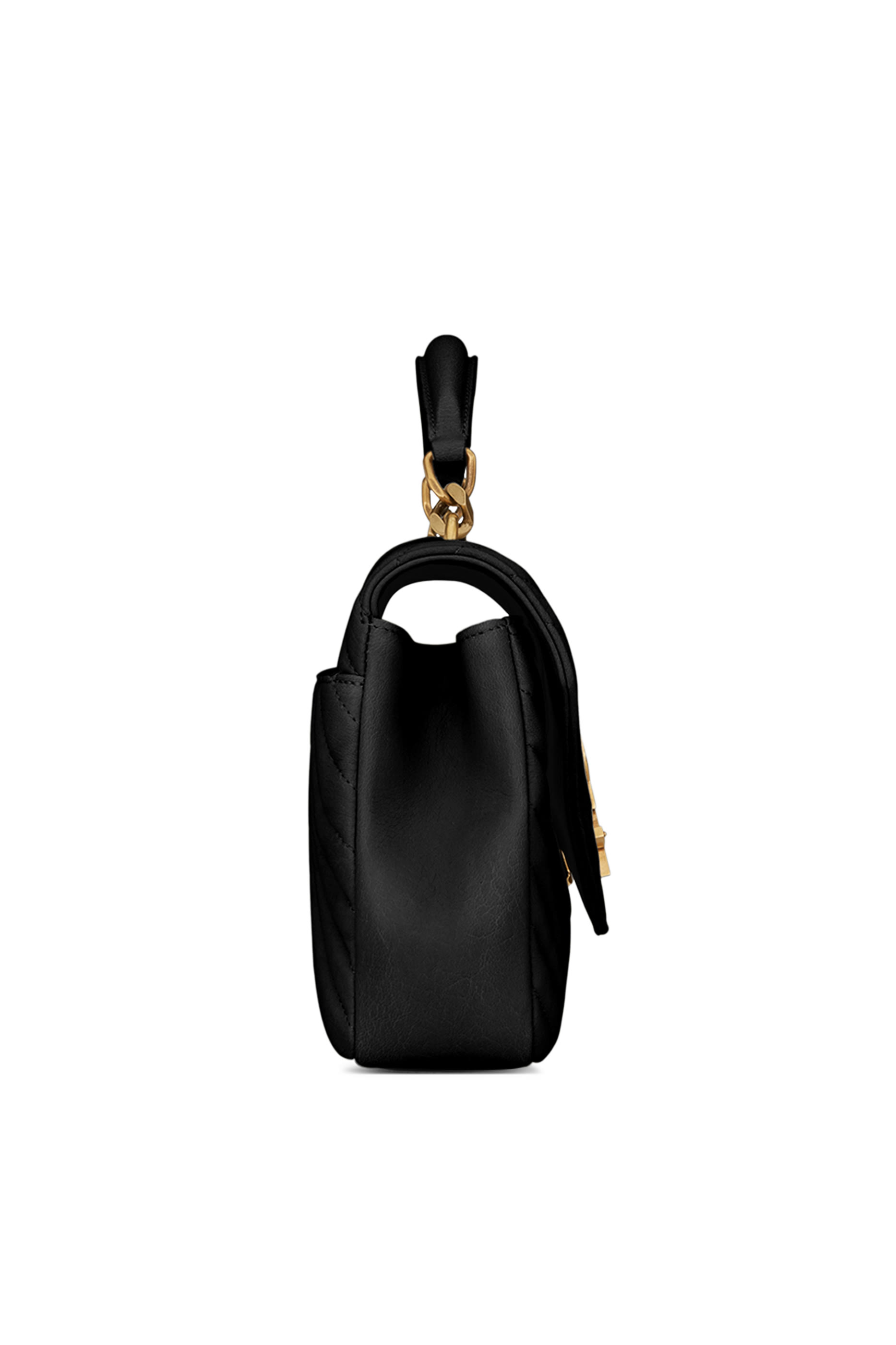 حقيبة كوليج متوسطة جلد مبطن