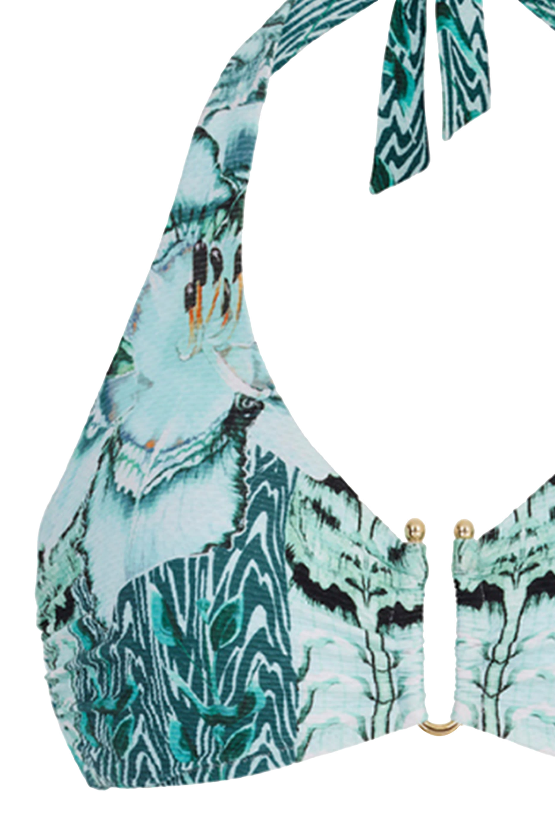 قطعة بيكيني علوية اكس تيمبرلي لندن ليانا بحلية على شكل حرف U