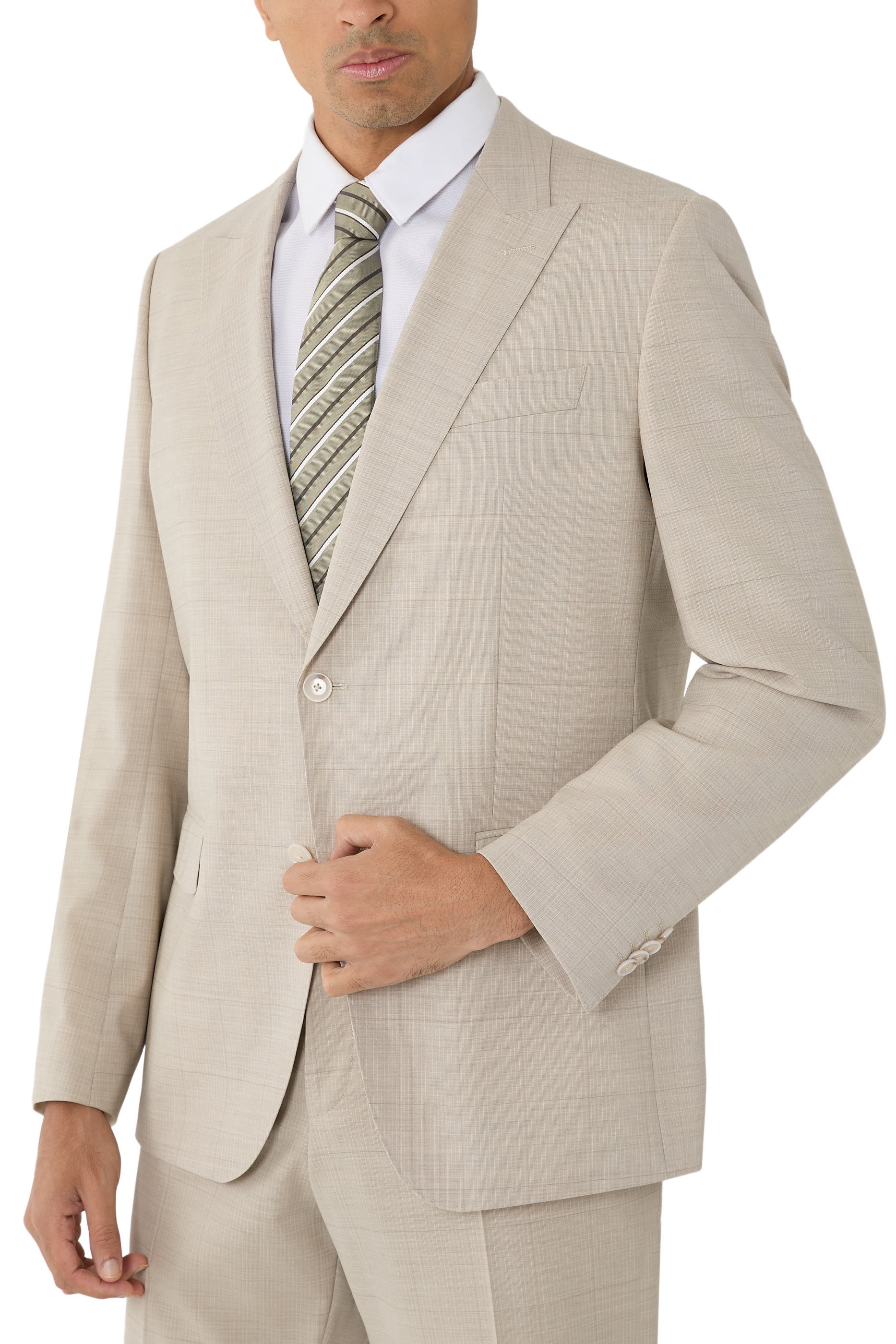 ربطة عنق بنقشة خطوط مائلة