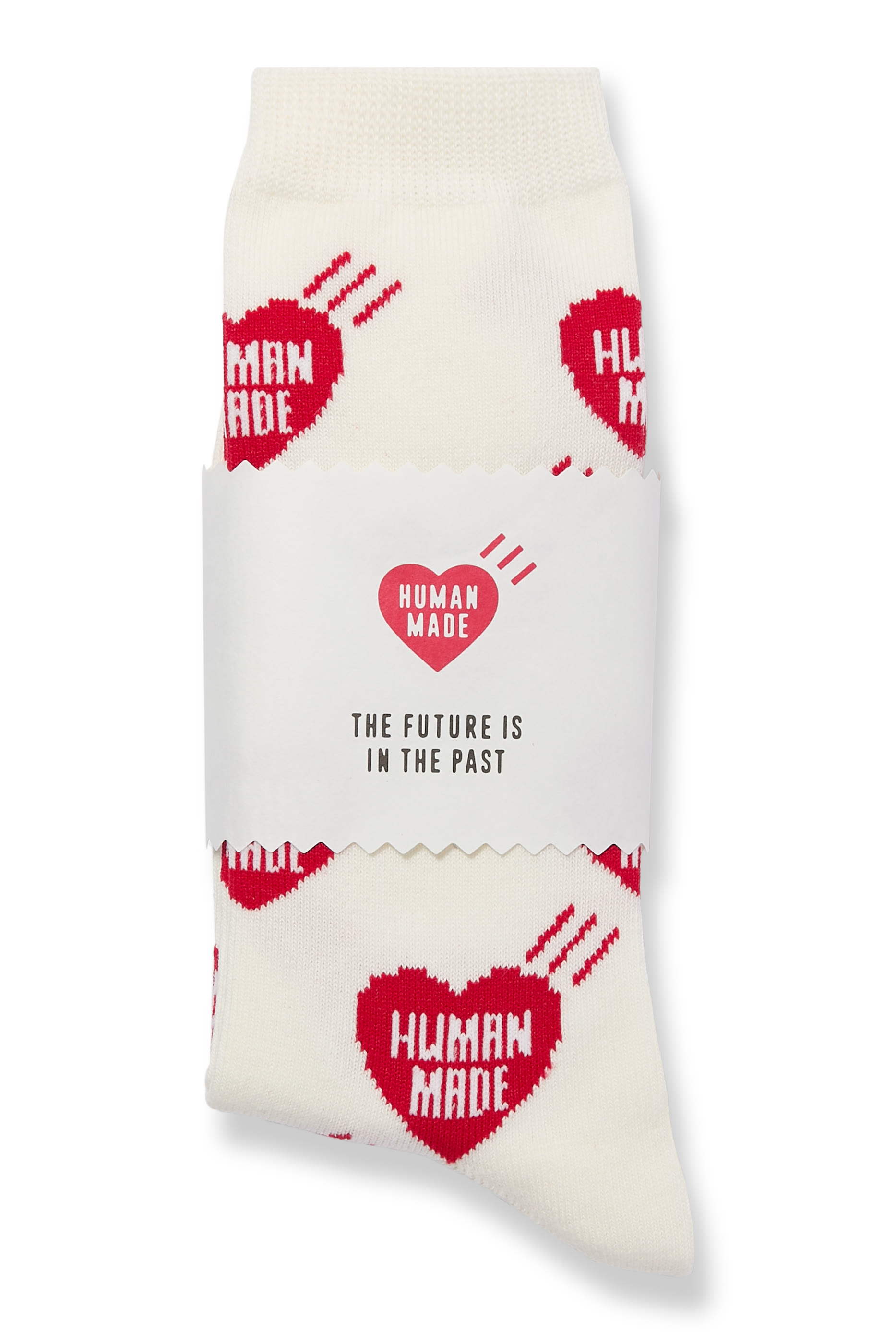 جوارب بنقشة قلوب