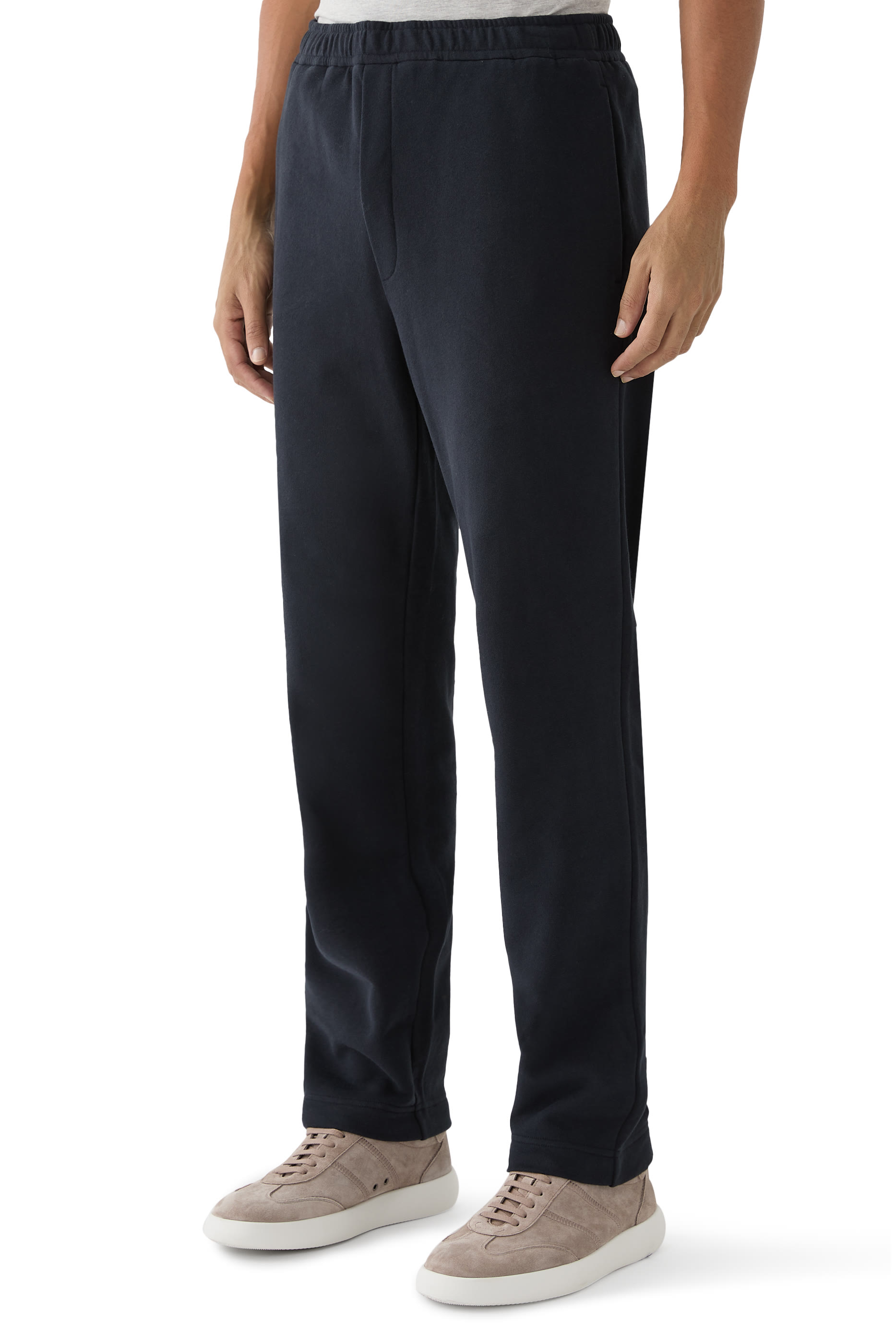 بنطال رياضي برقعة شعار الماركة