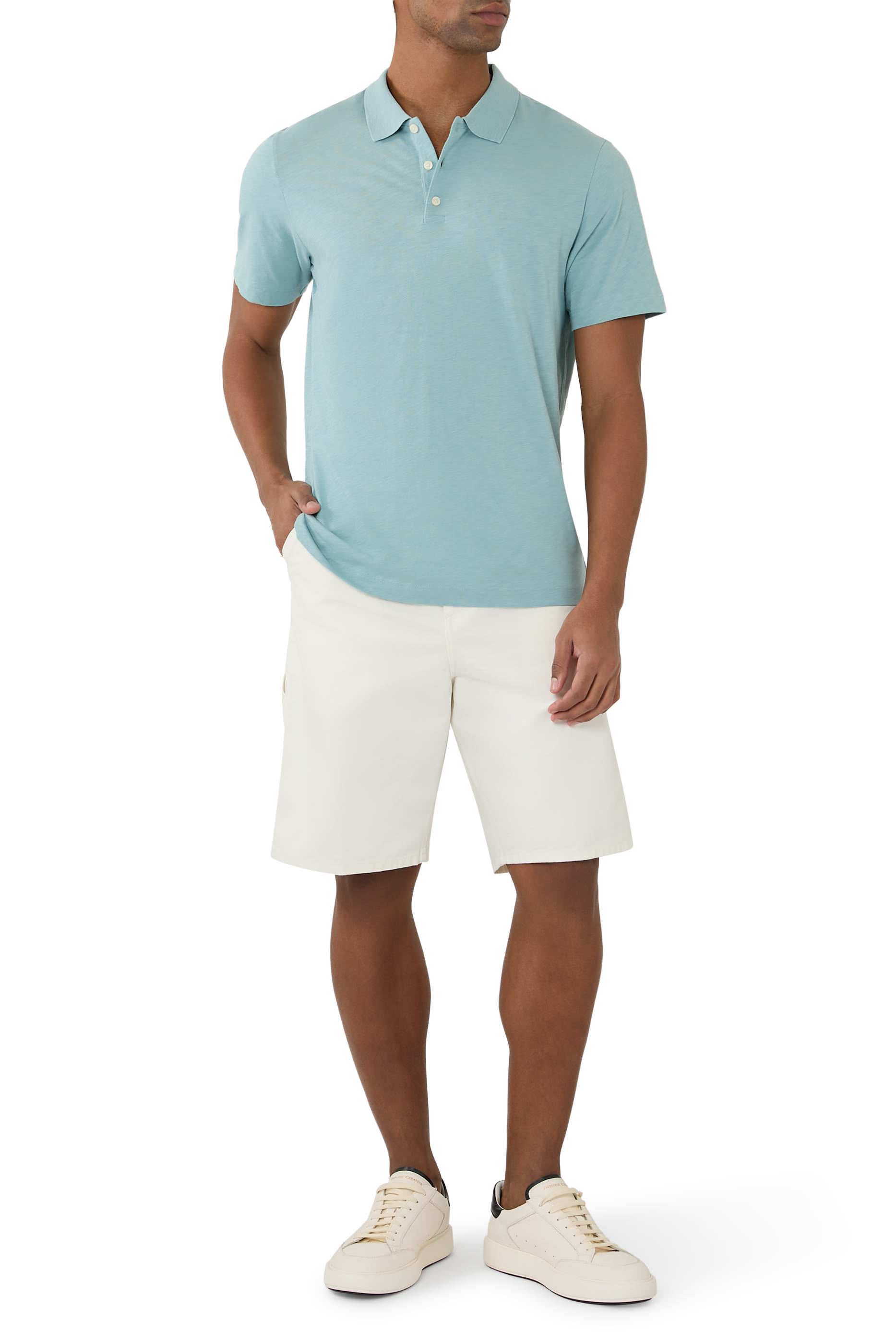 قميص بولو بورن قطن كوزموس سلوب