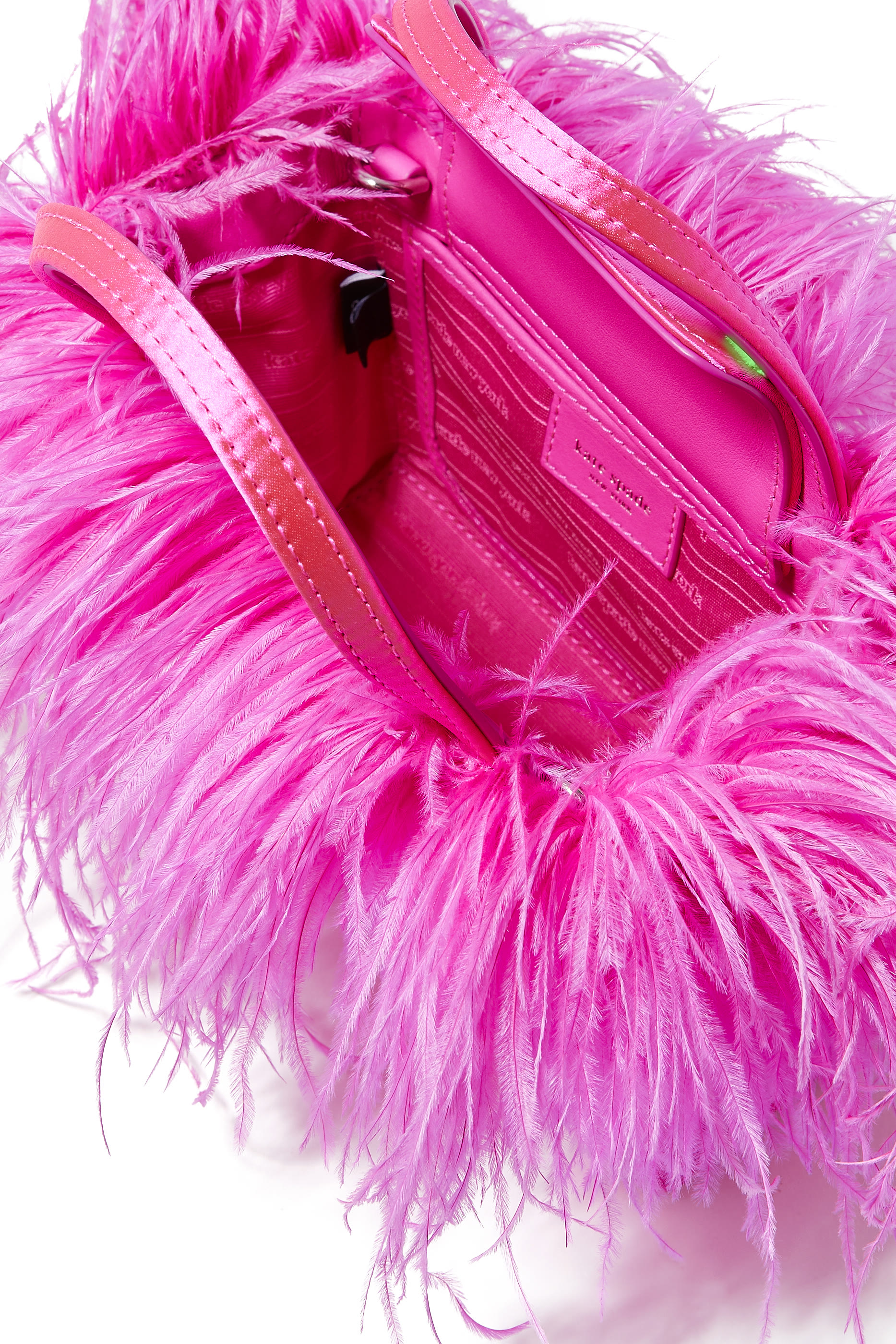 حقيبة يد سام آيكون صغيرة مزينة بالريش