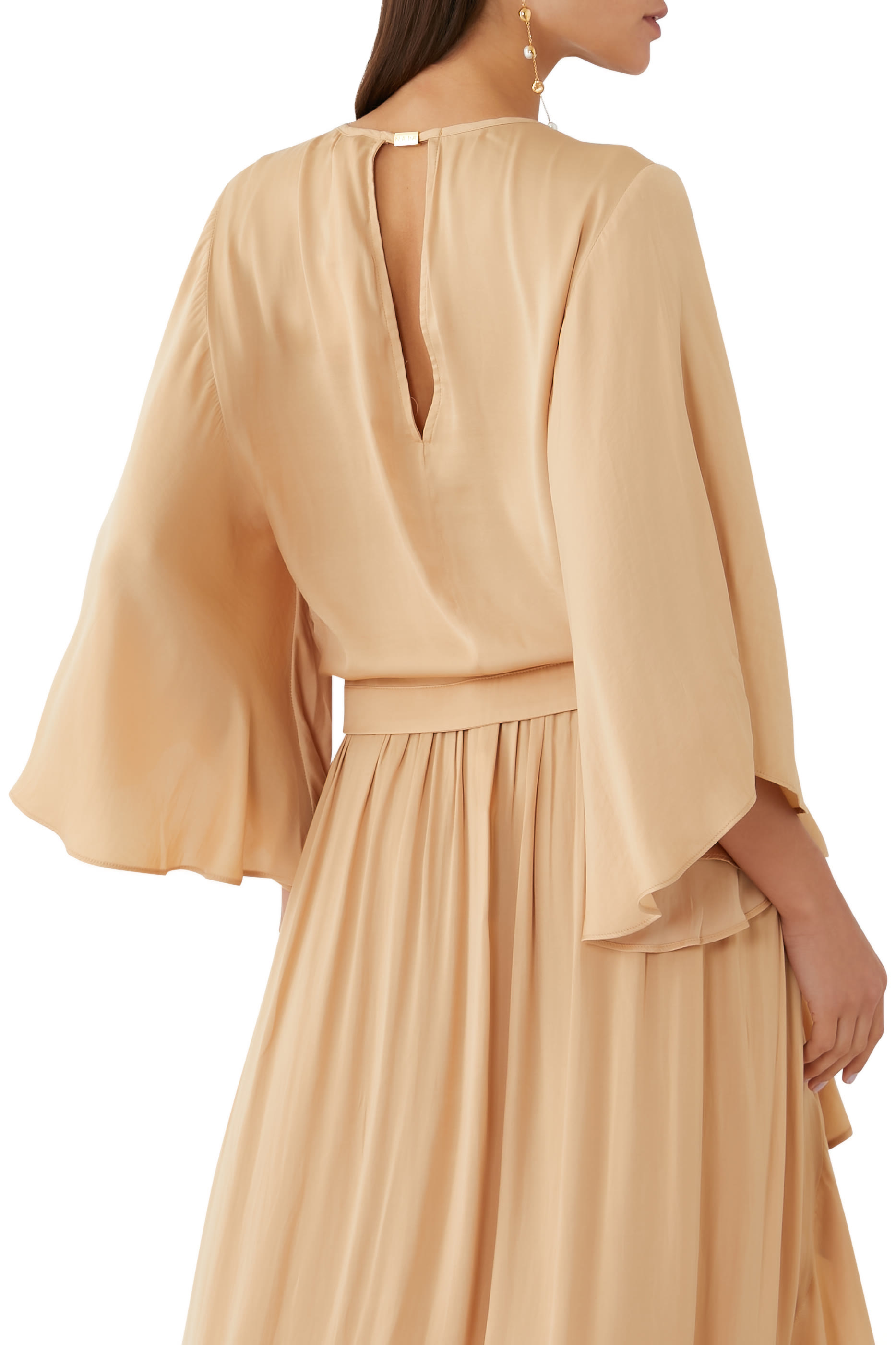 بلوزة إلودي بربطة أمامية