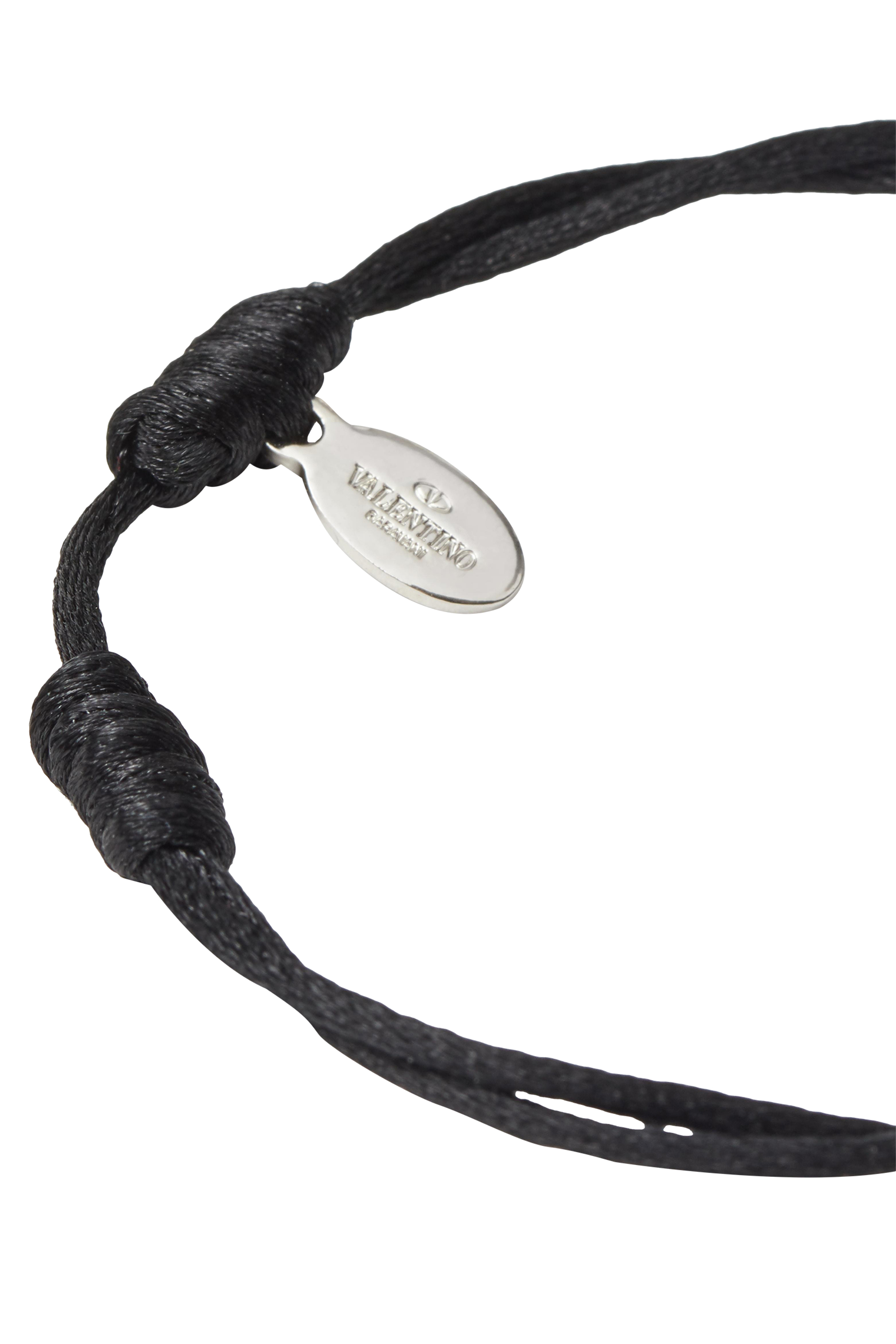 Valentino Garavani VLogo Leather Bracelet