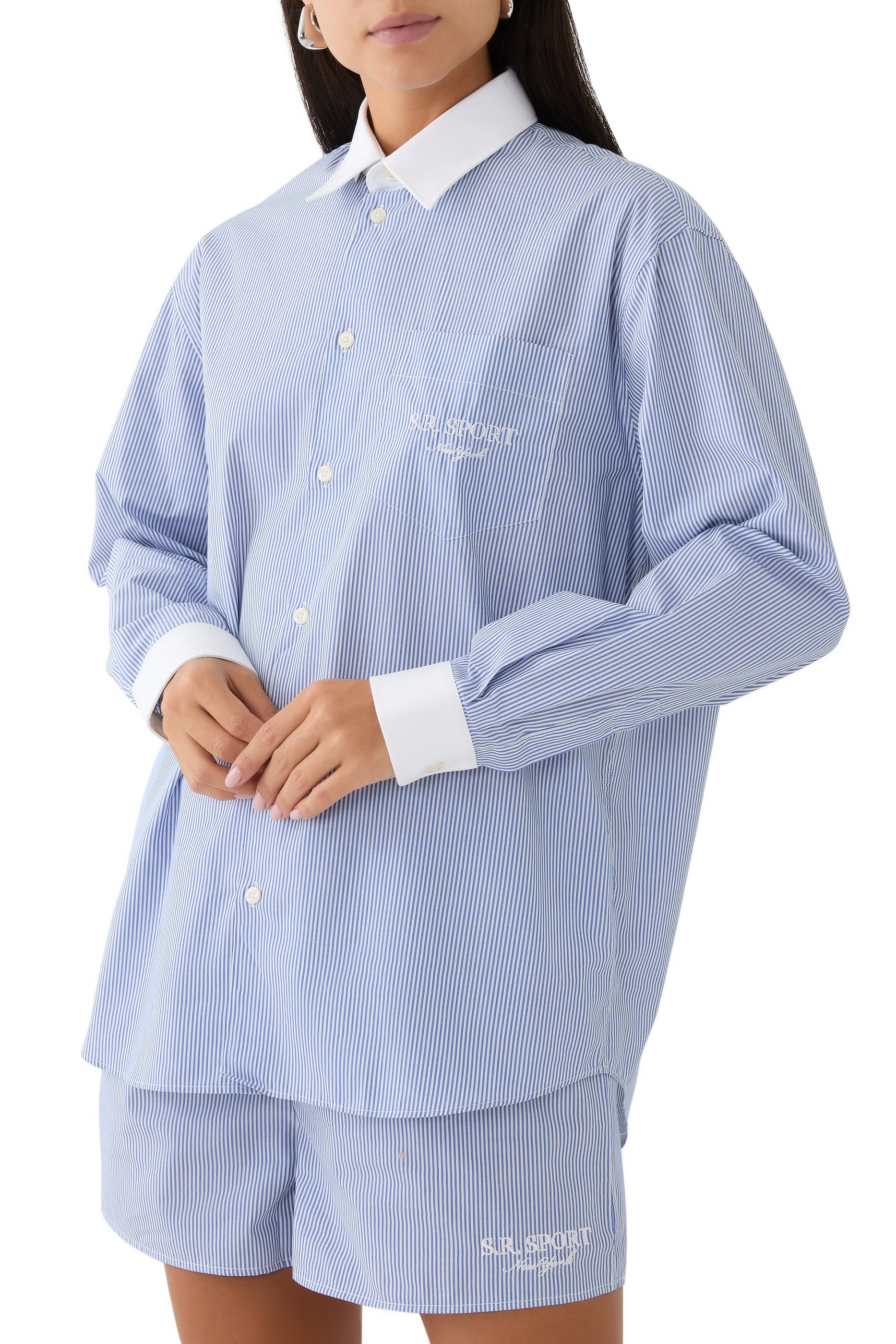 قميص اس ار سبورت بقصة فضفاضة