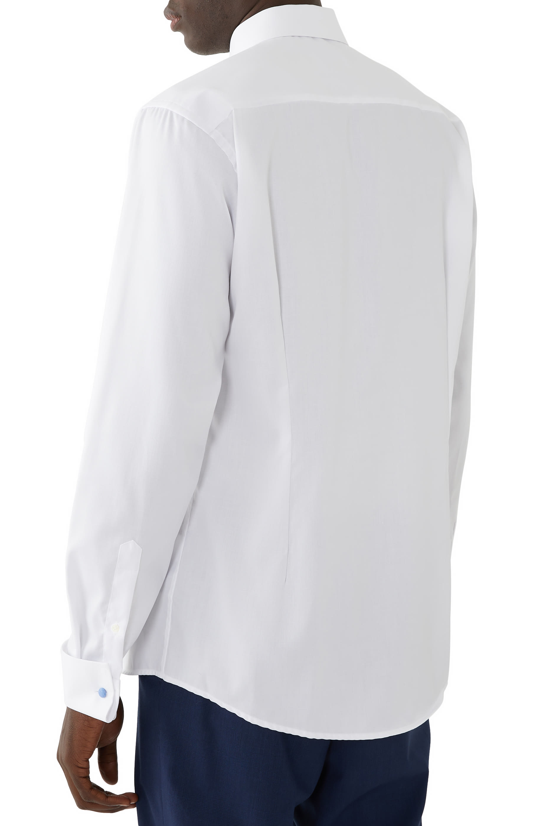 قميص سادة بأكمام طويلة