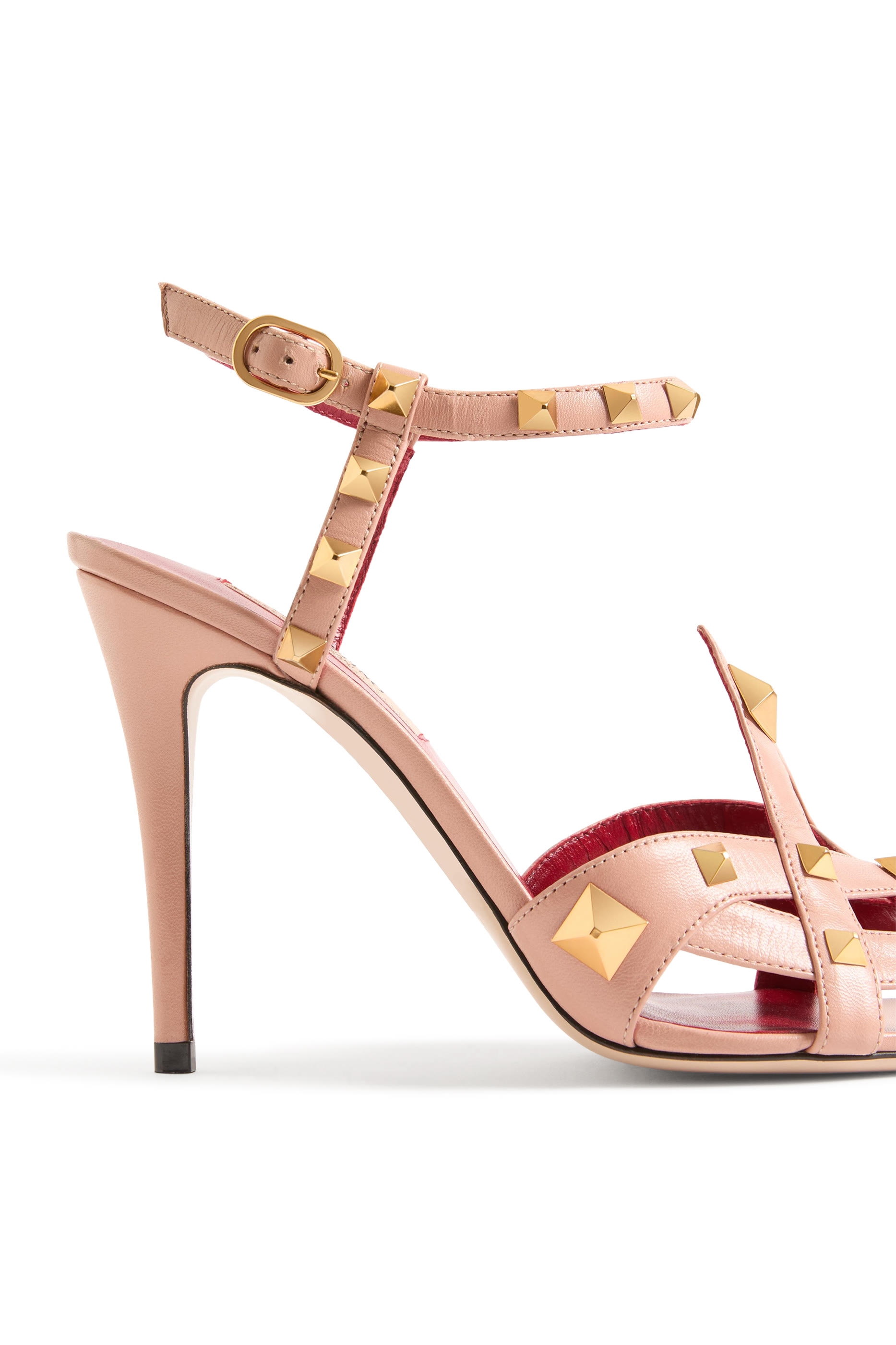 حذاء كلاسيكي 100 بحلي هرمية جلد جدي